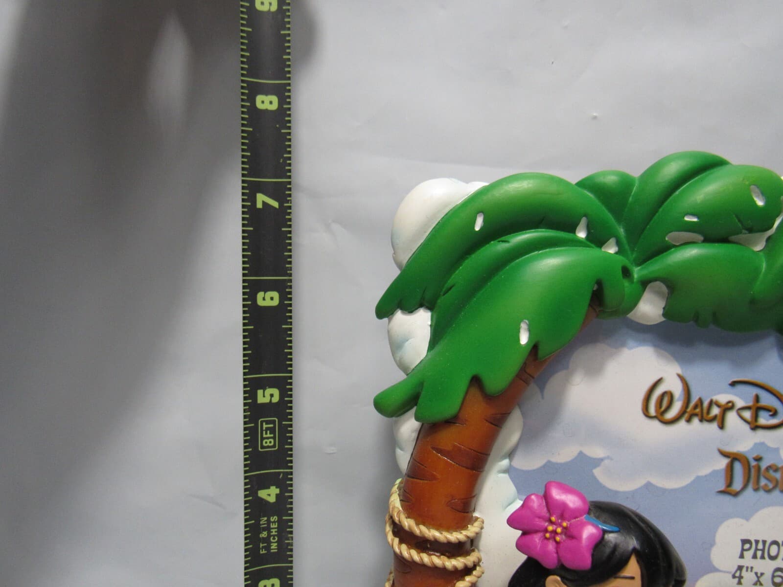 RARE Disney Lilo & Stitch 3D Bobble Head Hammock Photo Pic Frame 4" x 6" (M36M) - Thumbnail 6
