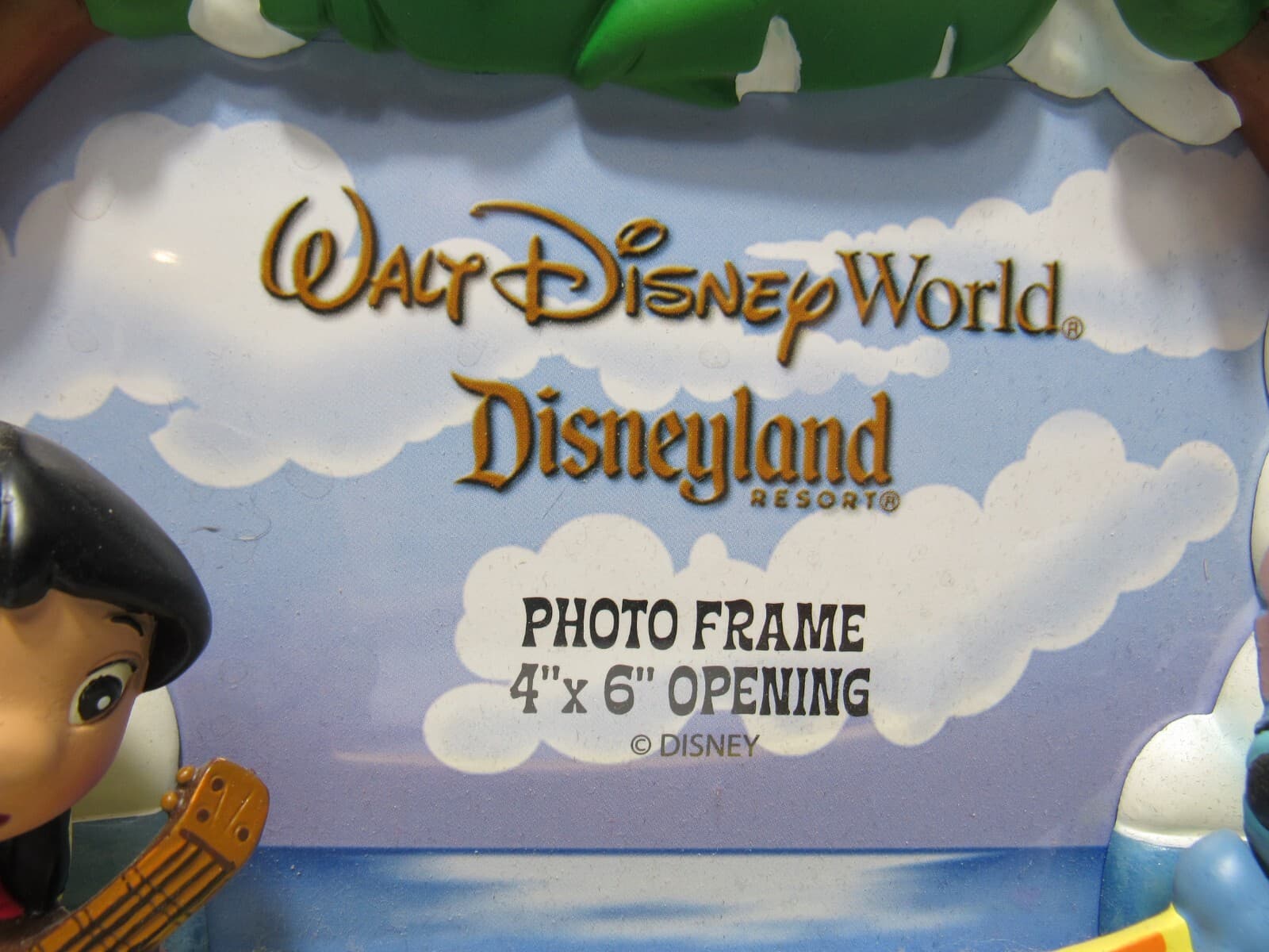 RARE Disney Lilo & Stitch 3D Bobble Head Hammock Photo Pic Frame 4" x 6" (M36M) - Thumbnail 4