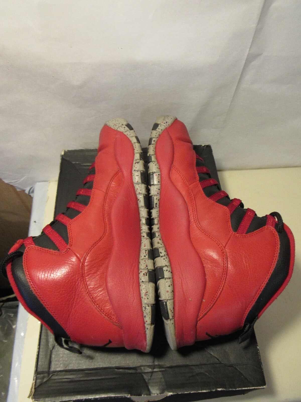 Nike Air Jordan 10 Retro Bulls Over Broadway Size 10 705178-601 Steel Cement G49 - Thumbnail 12