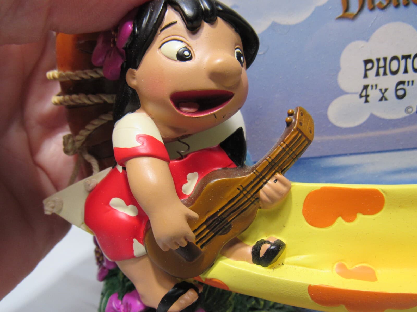 RARE Disney Lilo & Stitch 3D Bobble Head Hammock Photo Pic Frame 4" x 6" (M36M) - Thumbnail 11