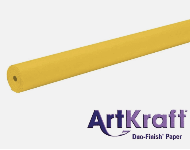 Pacon ArtKraft Duo-Finish Paper Roll 48" x 200 ft. Canary (Y20K) - Thumbnail 2