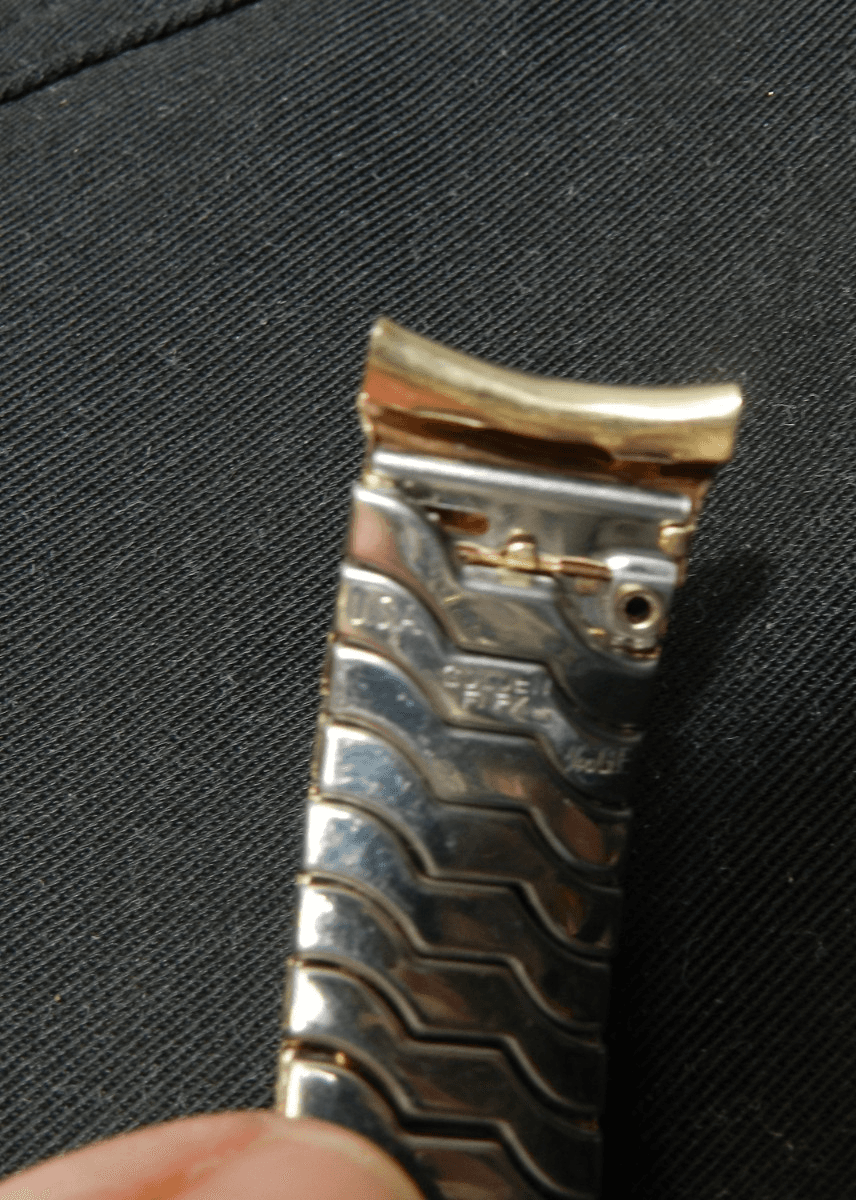 Vintage Speidel Twist O flex Golden Flex 1/4 C. G.F. Stretch Watch Band (G12S) - Thumbnail 8