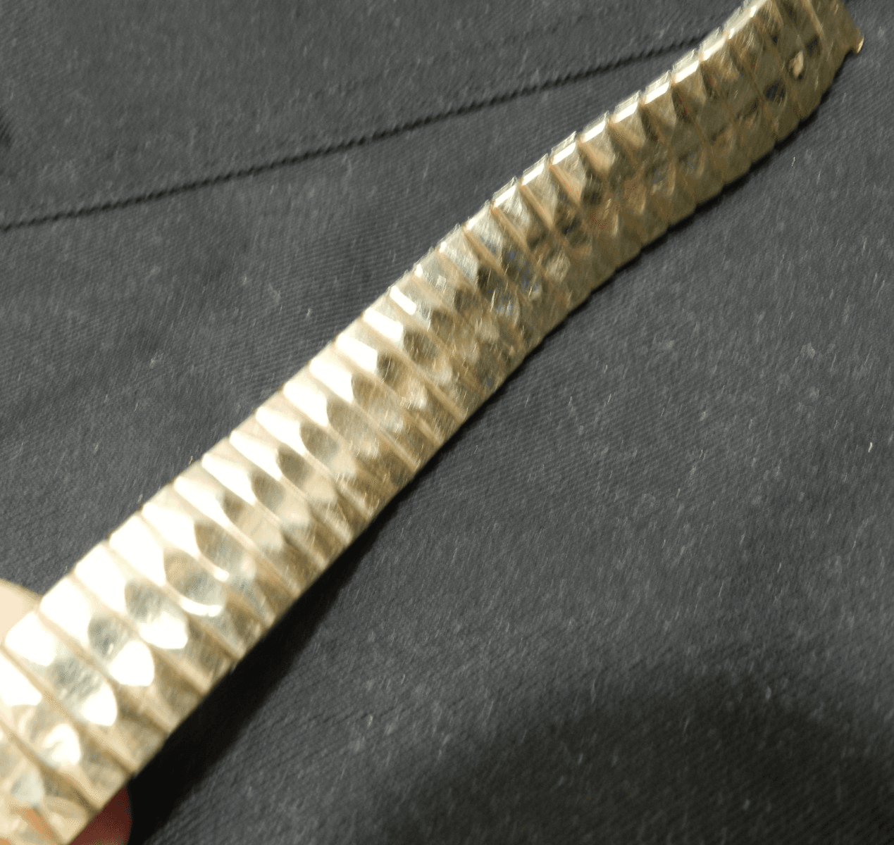 Vintage Speidel Twist O flex Golden Flex 1/4 C. G.F. Stretch Watch Band (G12S) - Thumbnail 2