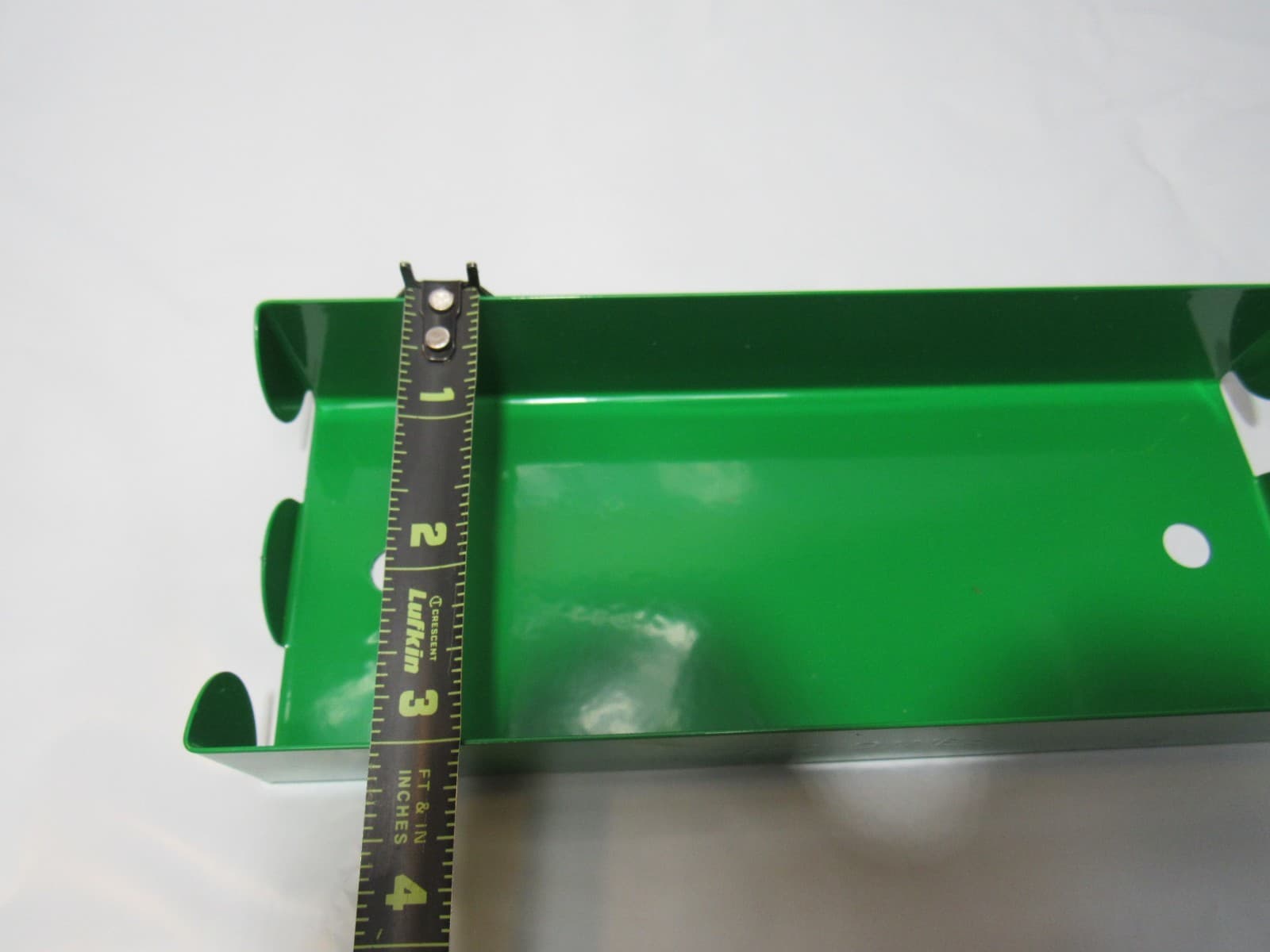 CONTROLTEK Coin Tray 1 Compartment Metal Green Dime Tray 560067 (S28K) - Thumbnail 3