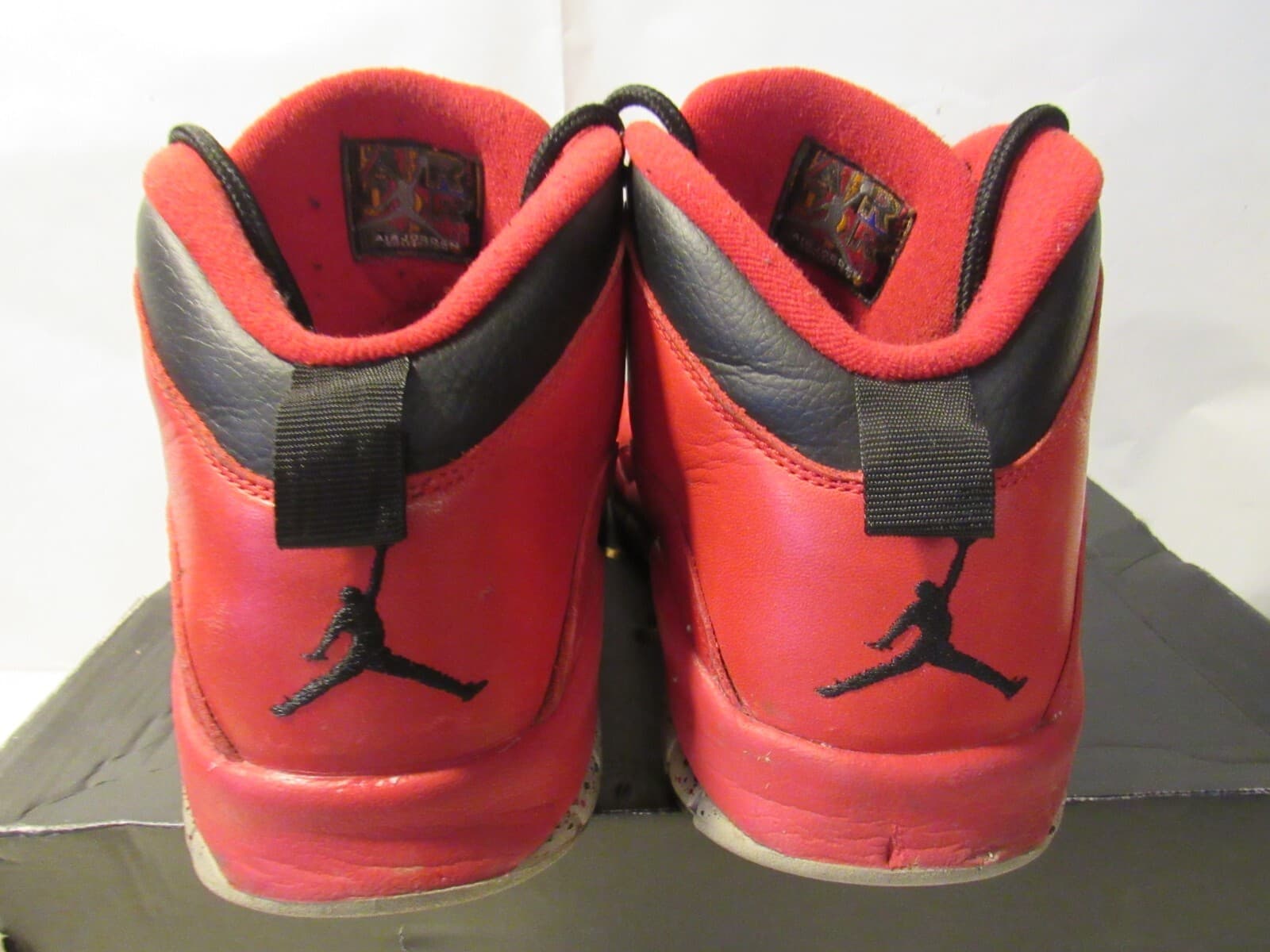 Nike Air Jordan 10 Retro Bulls Over Broadway Size 10 705178-601 Steel Cement G49 - Thumbnail 4