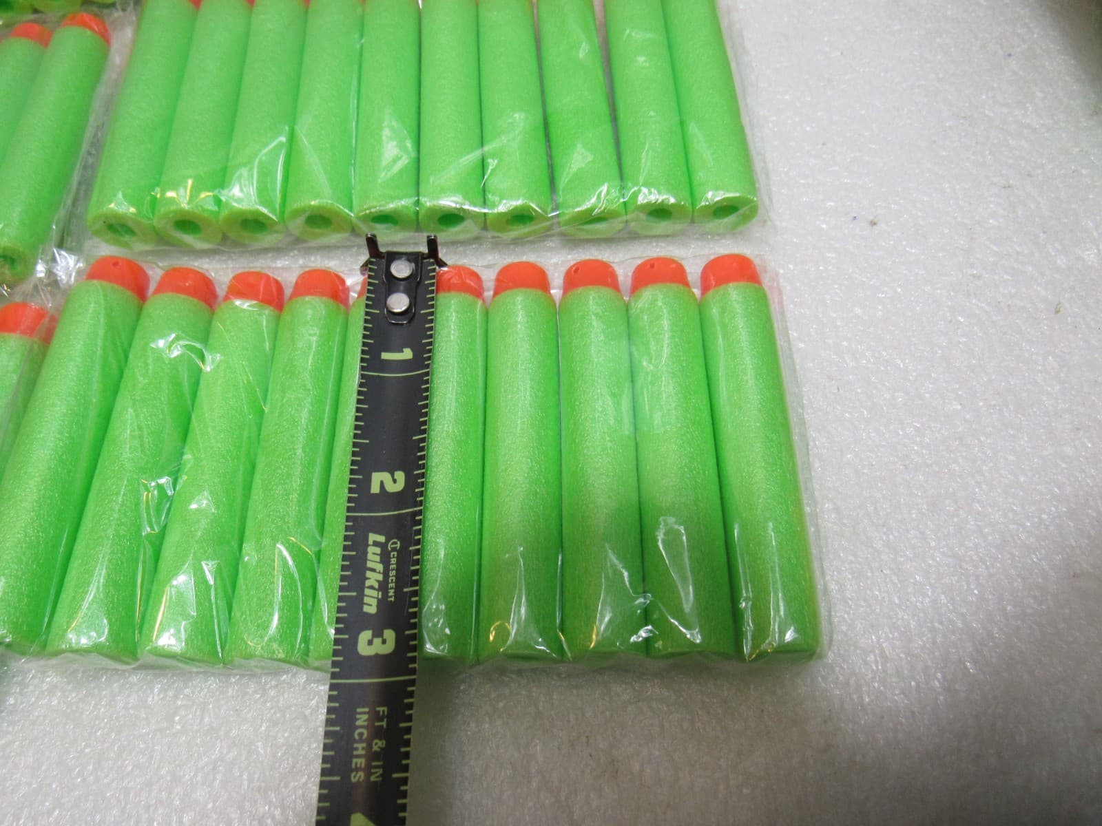200 Amosting Foam Bullets Gun Dart Refills (Geen w/ Orange Tip) (W35J) - Thumbnail 9