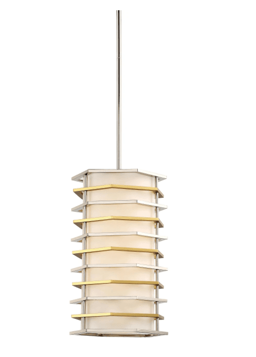 Kovacs Levels 10" Wide Integrated LED Mini Pendant Pure White Fabric Shade Y18K - Thumbnail 2