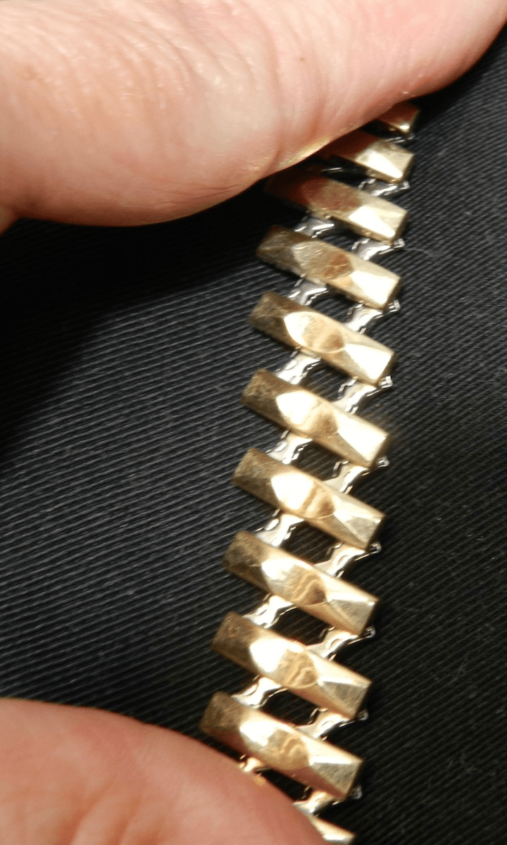 Vintage Speidel Twist O flex Golden Flex 1/4 C. G.F. Stretch Watch Band (G11S) - Thumbnail 3