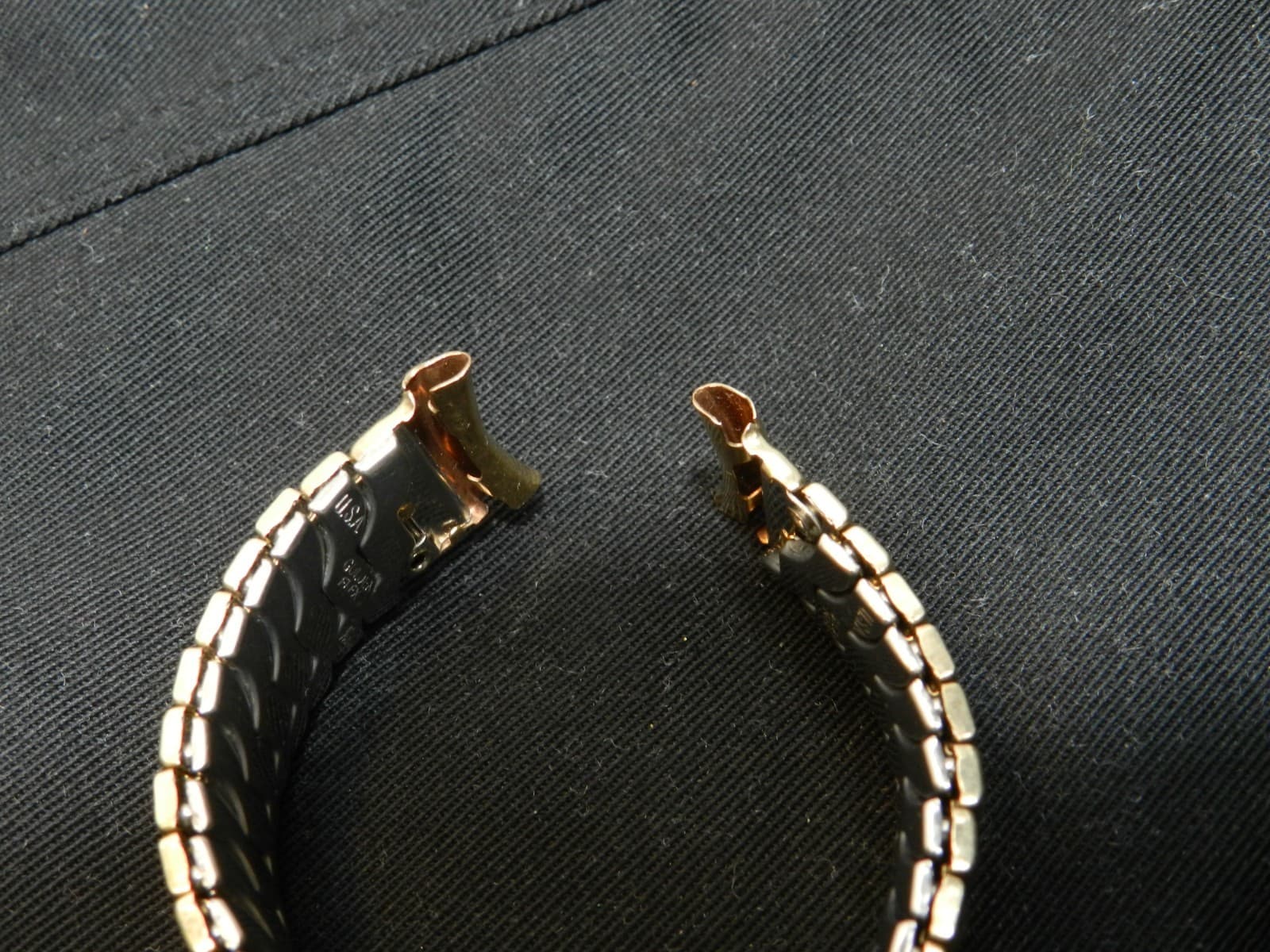 Vintage Speidel Twist O flex Golden Flex 1/4 C. G.F. Stretch Watch Band (G12S) - Thumbnail 7