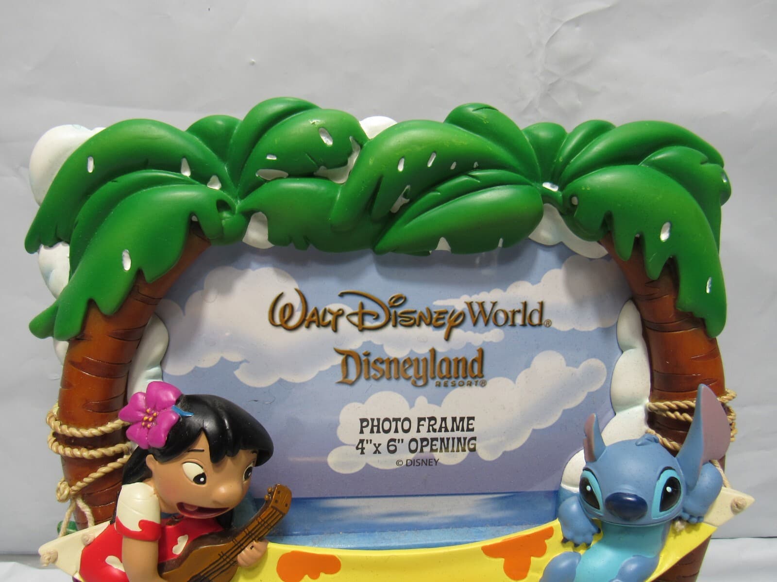 RARE Disney Lilo & Stitch 3D Bobble Head Hammock Photo Pic Frame 4" x 6" (M36M) - Thumbnail 5
