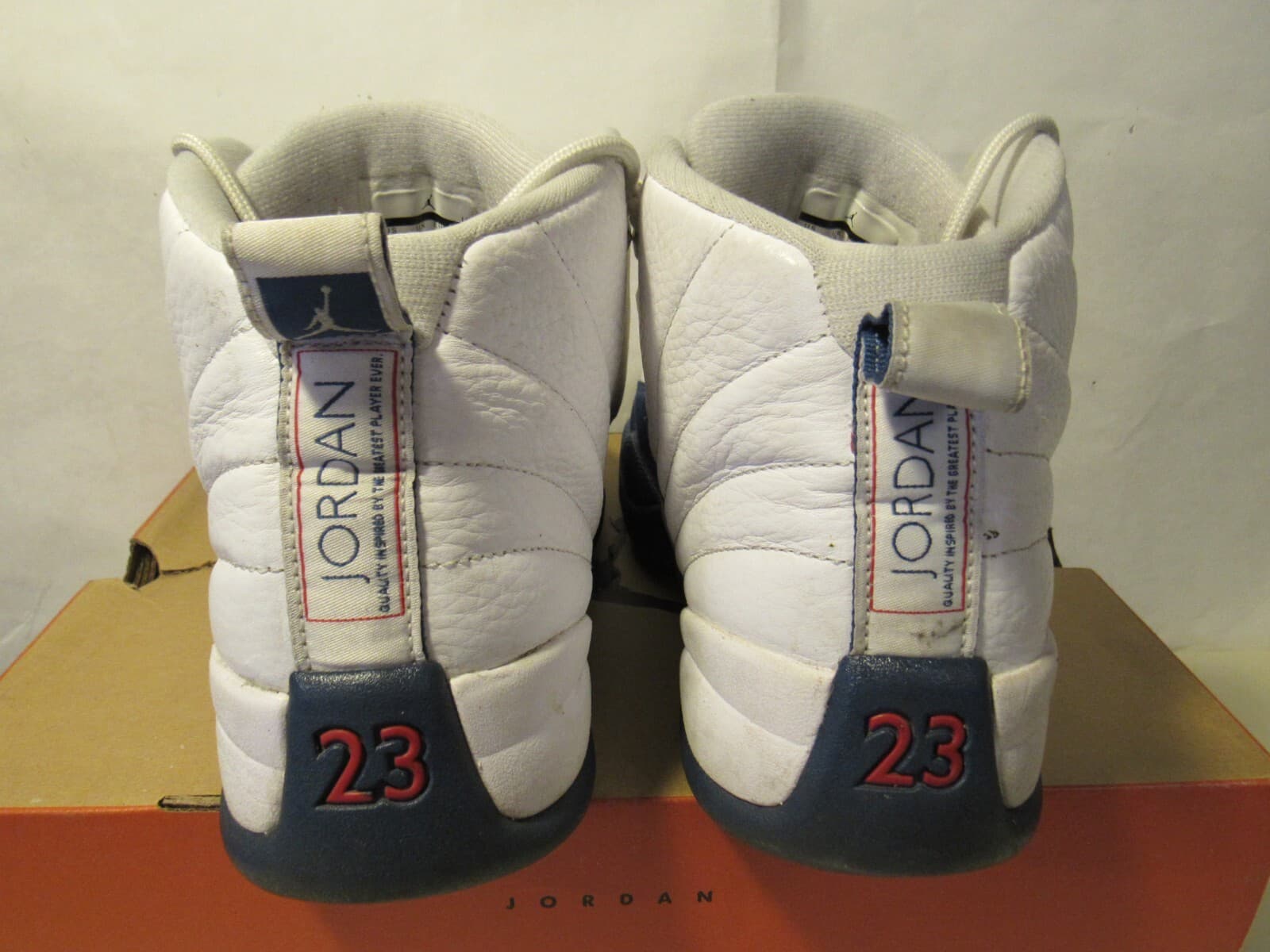 Nike Air Jordan 12 Retro French Blue 2016 size 10 130690-113 OG XII G56K - Thumbnail 10