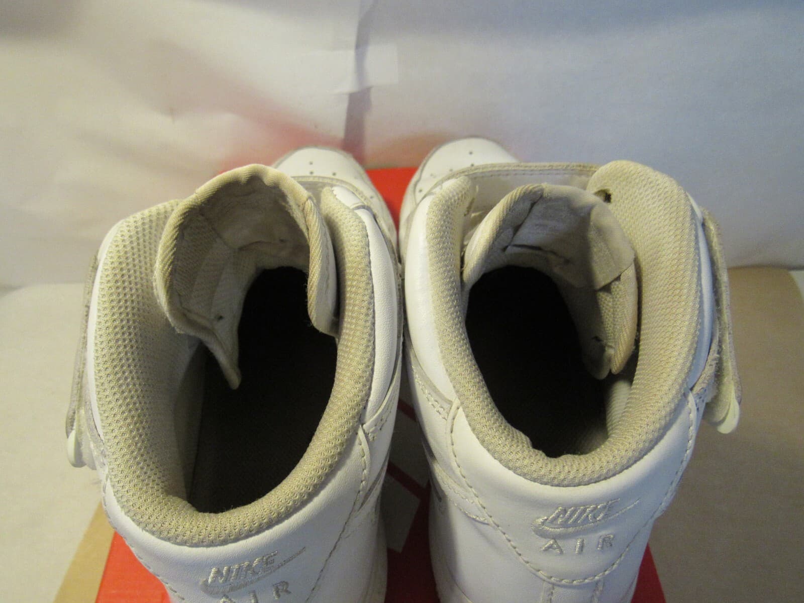 NIKE Air Force 1 Mid '07 Triple White Men's Sneakers CW2289-111 Size 9.5 T19K - Thumbnail 5
