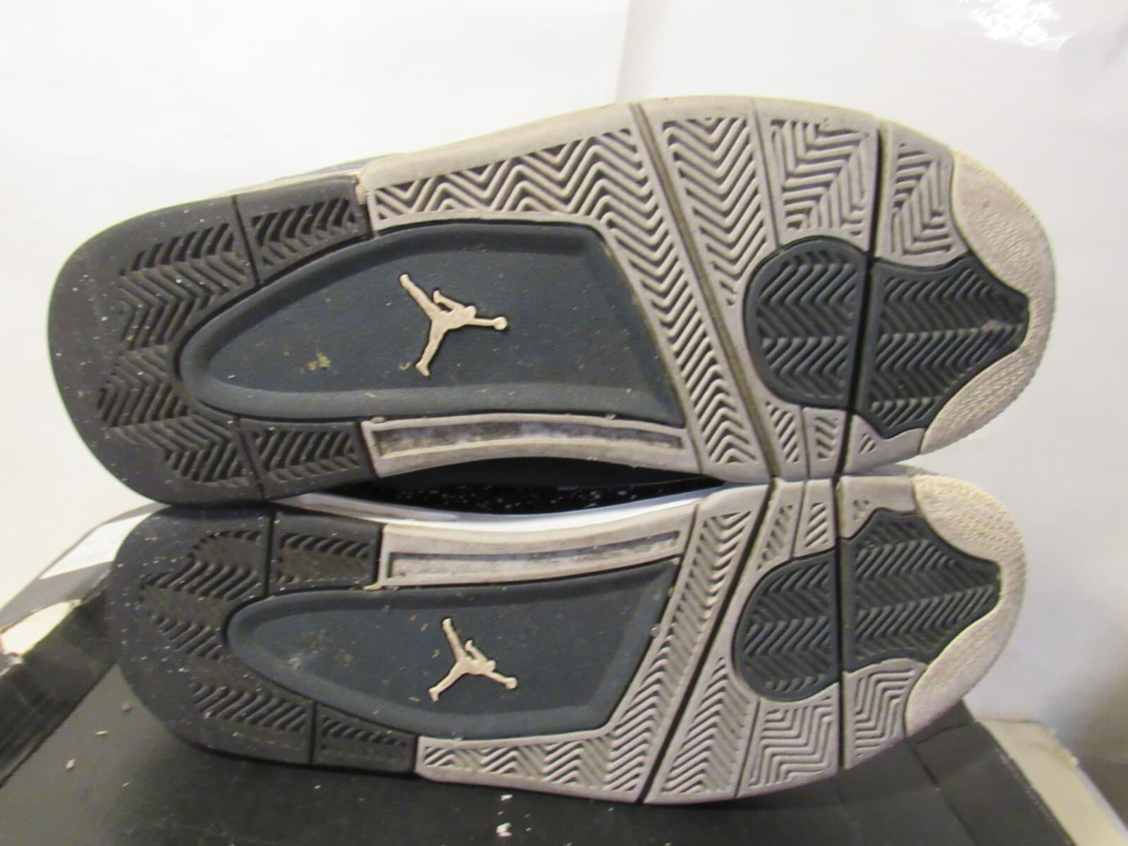 Nike Air Jordan Dub Zero Charcoal Wolf Grey Size 10 with OG Box 311046-004 G55K - Thumbnail 7