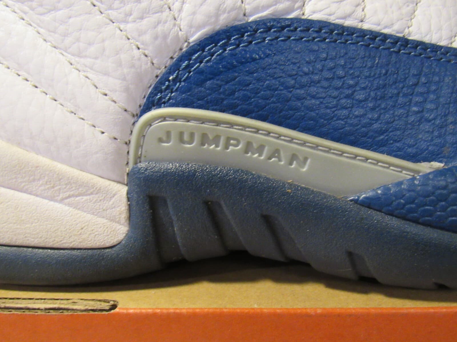 Nike Air Jordan 12 Retro French Blue 2016 size 10 130690-113 OG XII G56K - Thumbnail 2