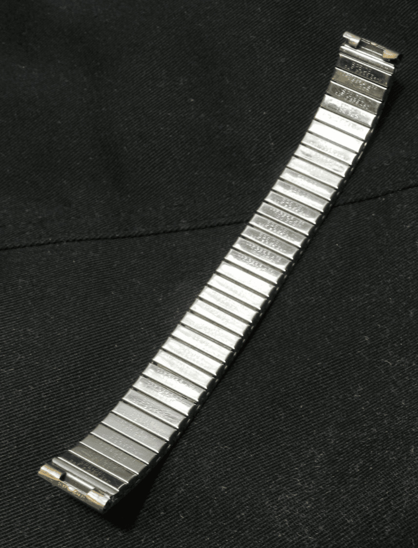 Vintage Bretton 12KT Gold Fill Tops Sterling Watch Stretch Expansion Band (G14S - Thumbnail 2