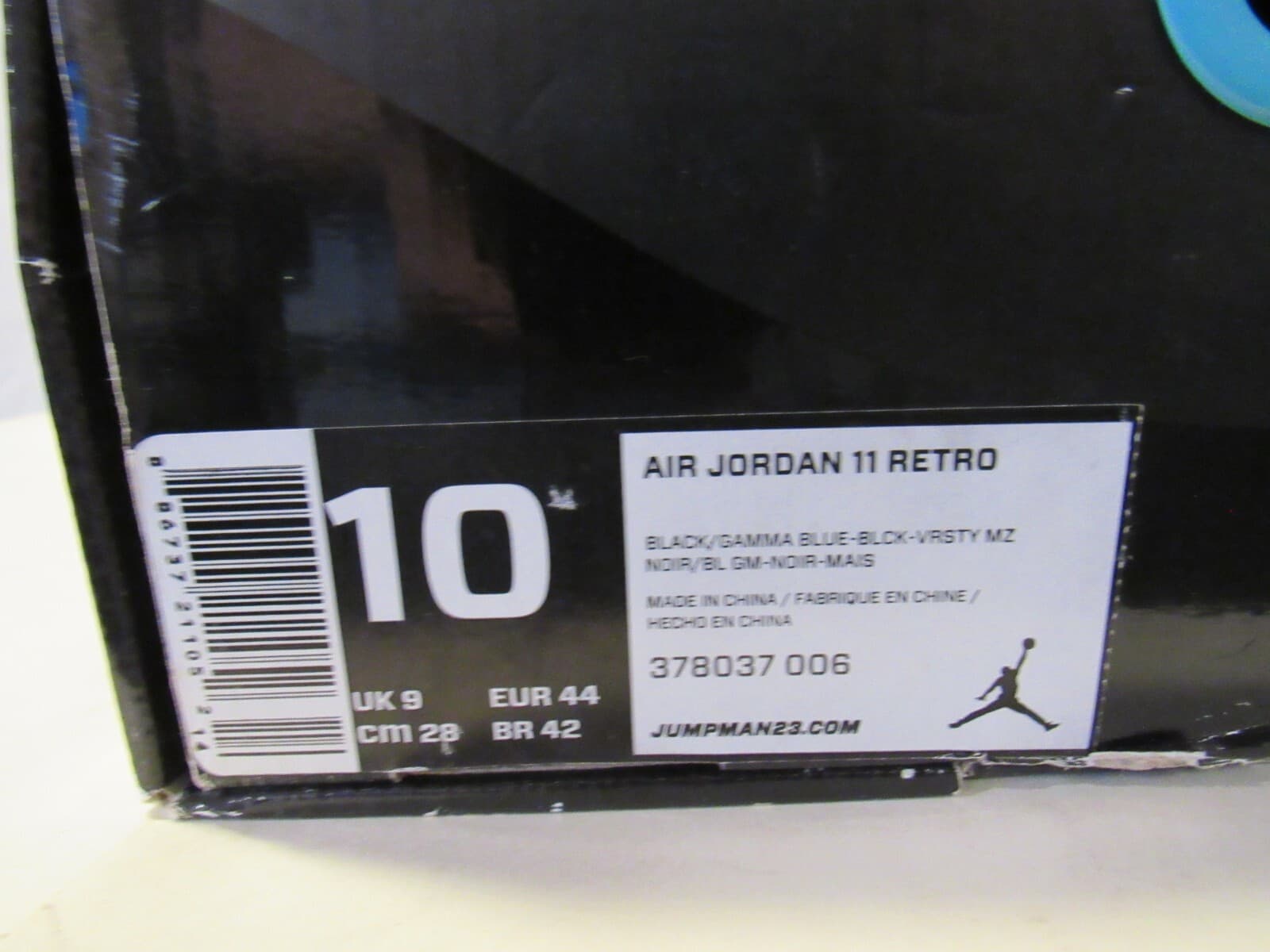 Nike Air Jordan 11 Retro High Gamma Blue Mens sz 10 OG Box G57K - Thumbnail 12