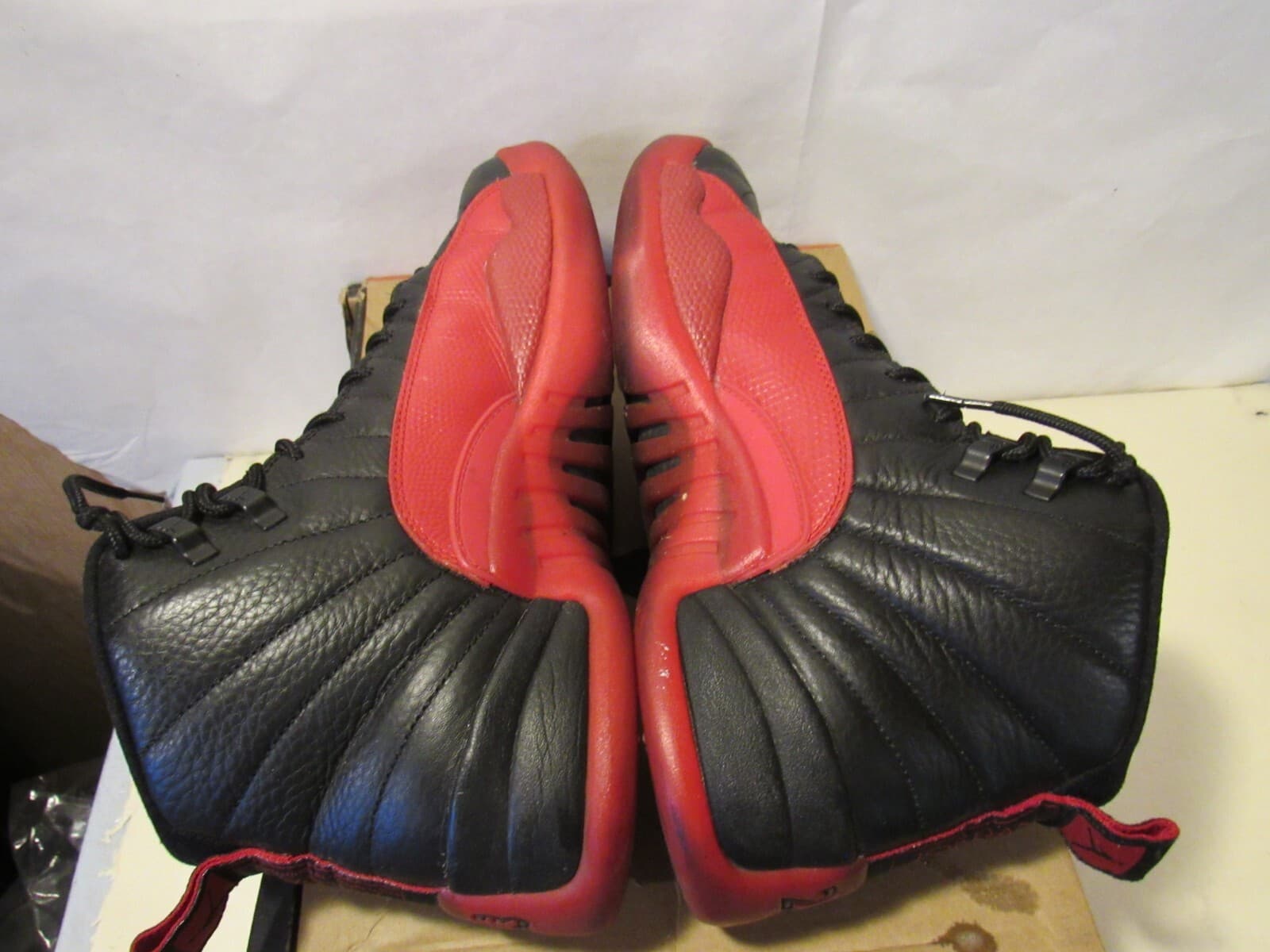 Jordan 12 Retro Mid Flu Game 130690002 Red/Black Size Mens 10 G59K - Thumbnail 7