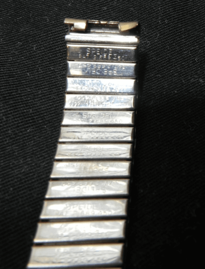 Vintage Bretton 12KT Gold Fill Tops Sterling Watch Stretch Expansion Band (G14S - Thumbnail 8