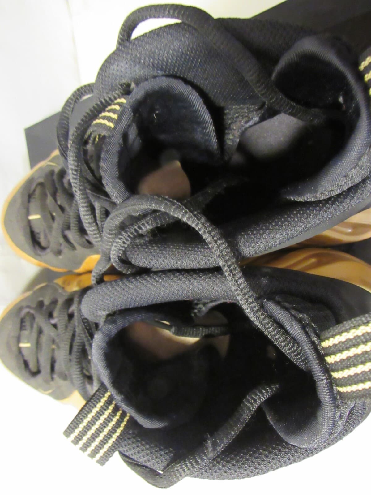 Nike Air Foamposite One Metallic Gold 2015 Size 10 314996-700 Black Gold G41K - Thumbnail 10