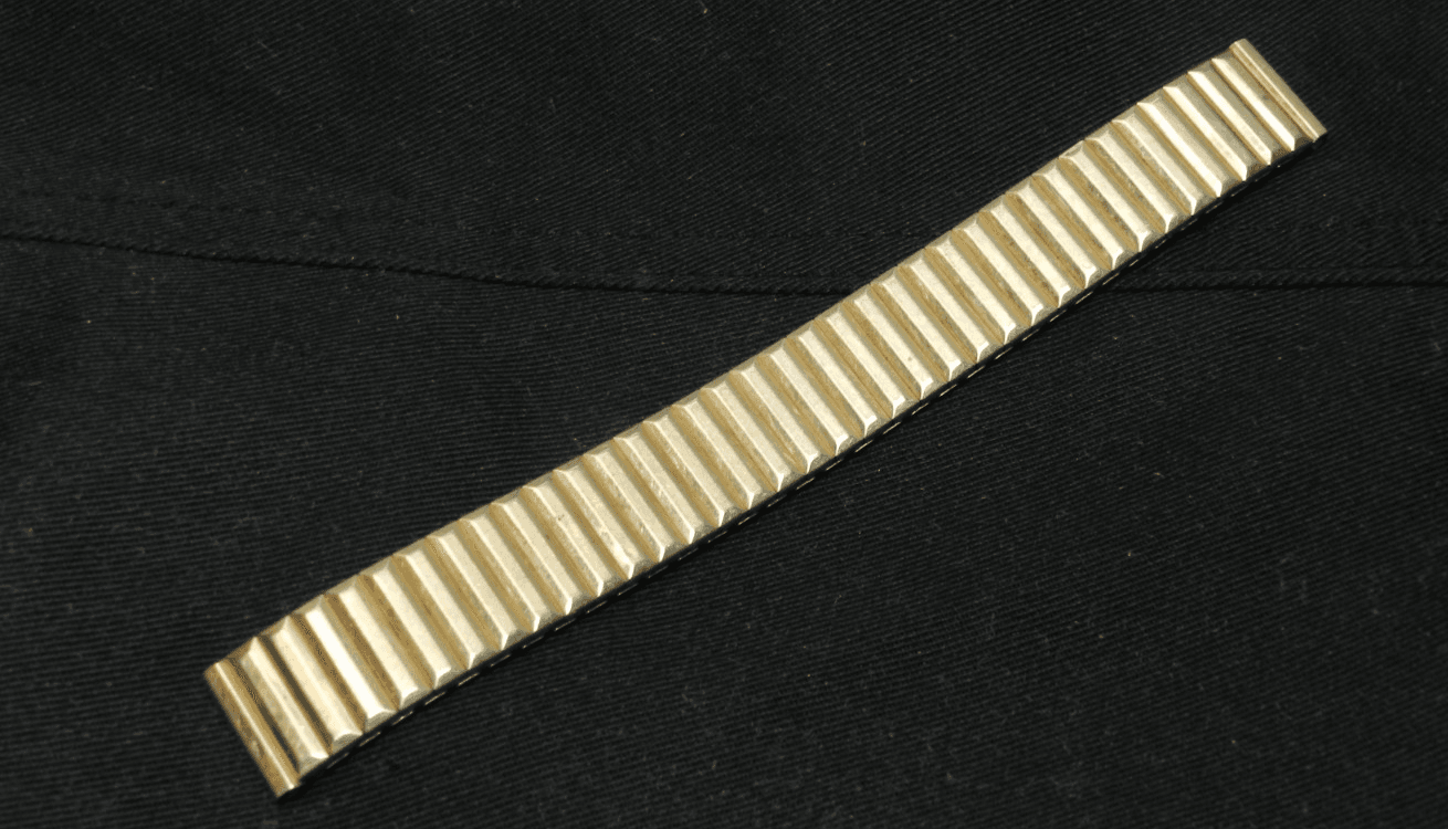 Vintage Bretton 12KT Gold Fill Tops Sterling Watch Stretch Expansion Band (G14S