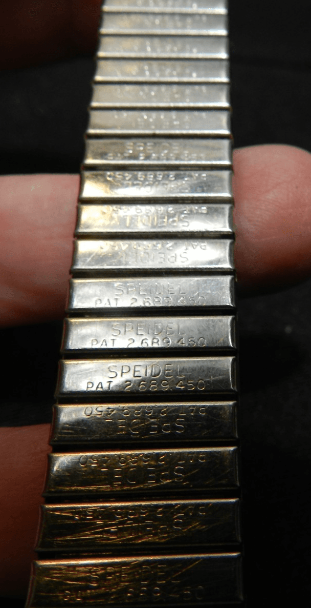 Vintage Bretton 12KT Gold Fill Tops Sterling Watch Stretch Expansion Band (G14S - Thumbnail 9