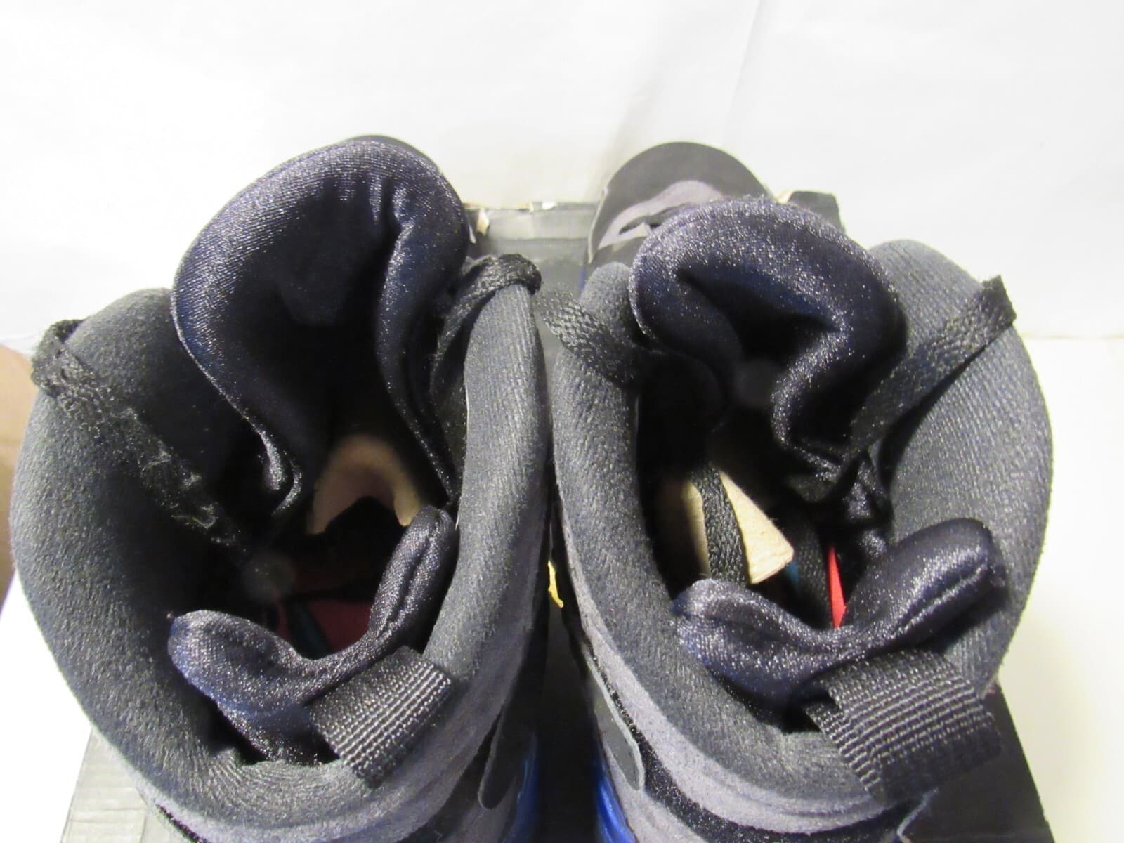 Nike Air Jordan 8 Retro Aqua 2015 Size 10 305381-025 Black Purple Blue Teal G45K - Thumbnail 4