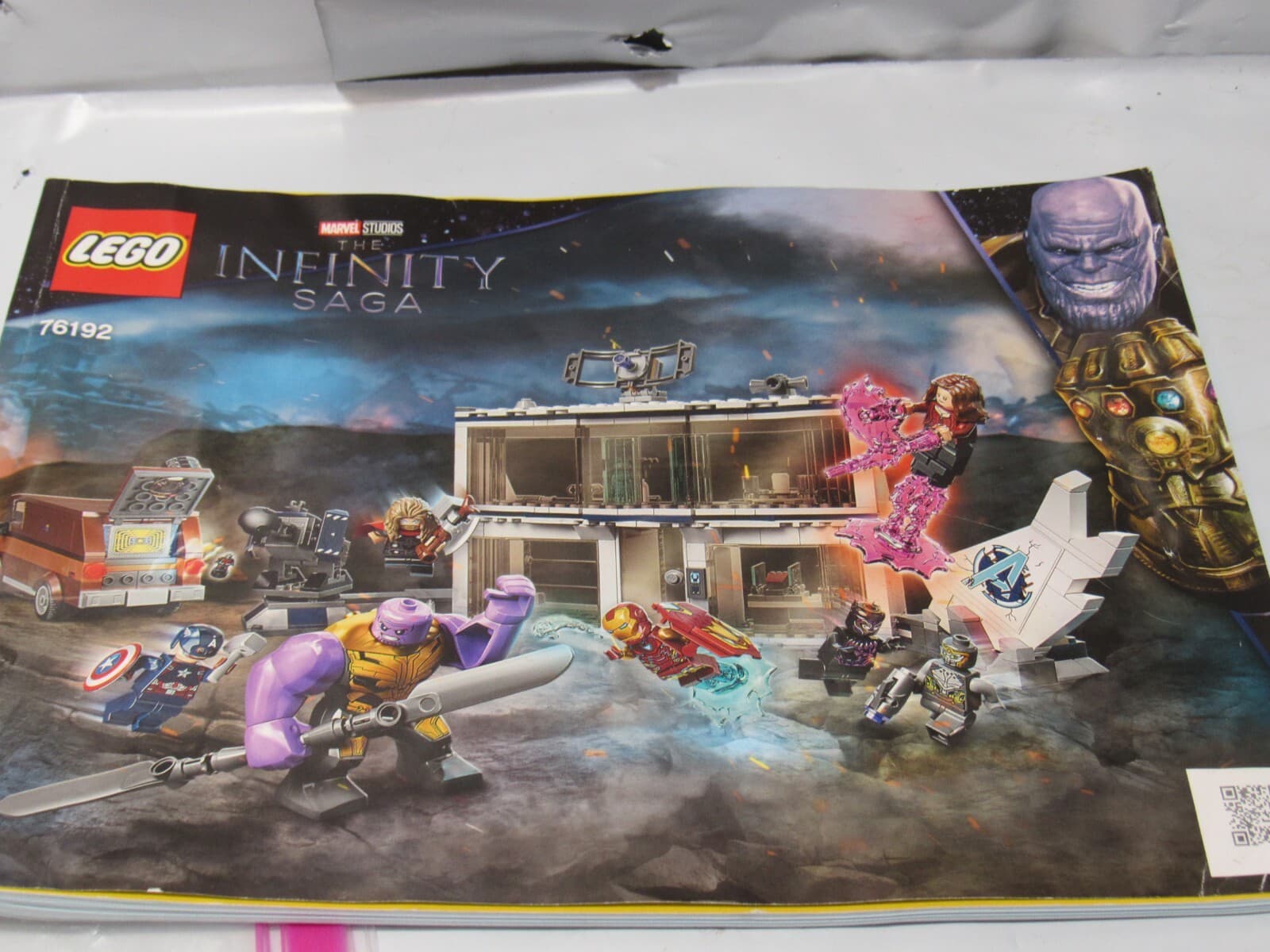 9lb Lego Lot With Manuals Marvel Infinity Saga Mine Craft Lego City (Q33K) - Thumbnail 9