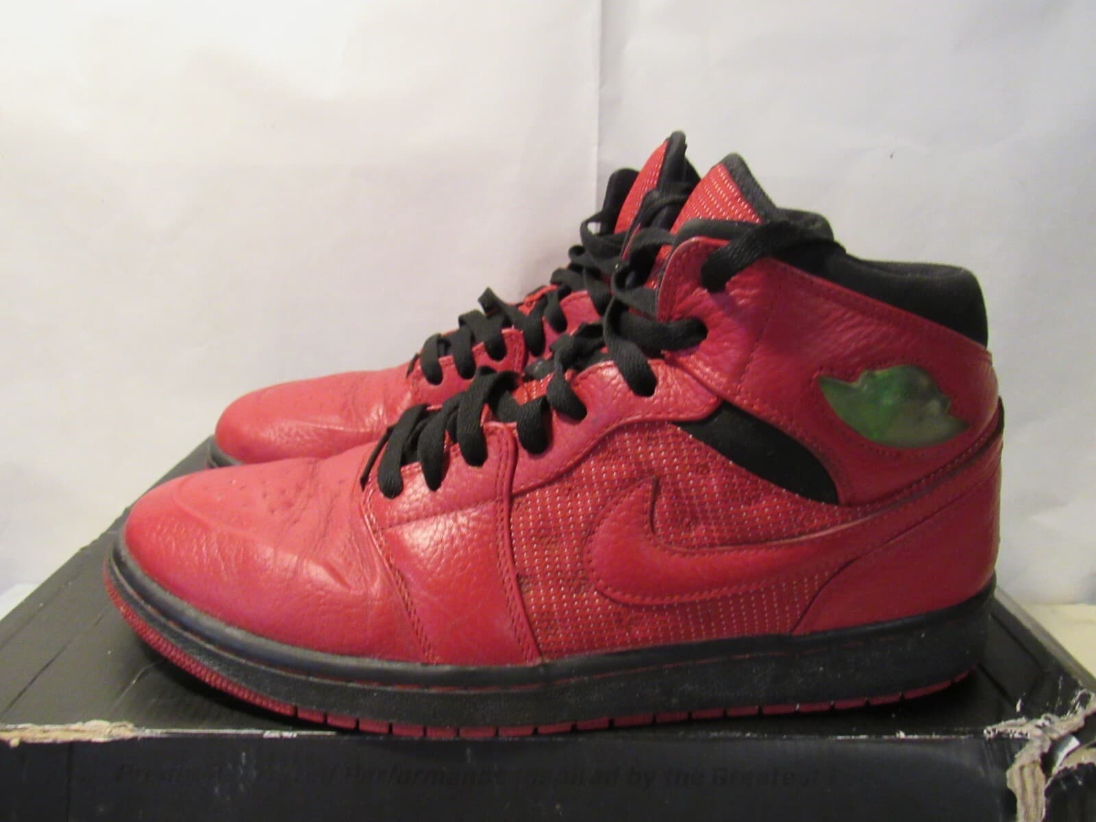 Nike Air Jordan 1 Retro 97 TXT Gym Red size 10 Sneakers 555071-601 G52K - Thumbnail 4