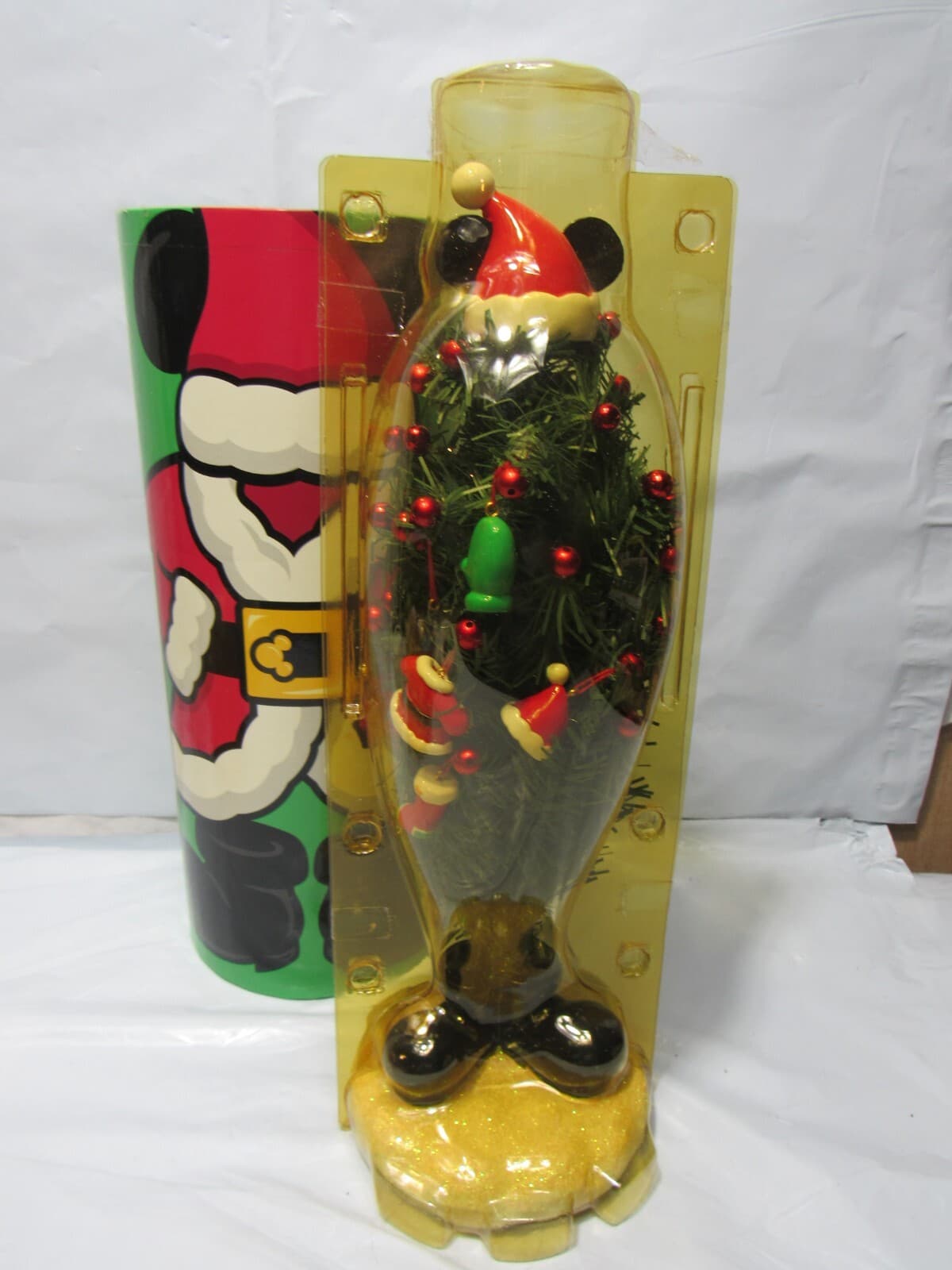 Disney Parks Mickey Mouse Mailable Christmas Tree with Ornaments M49M - Thumbnail 3