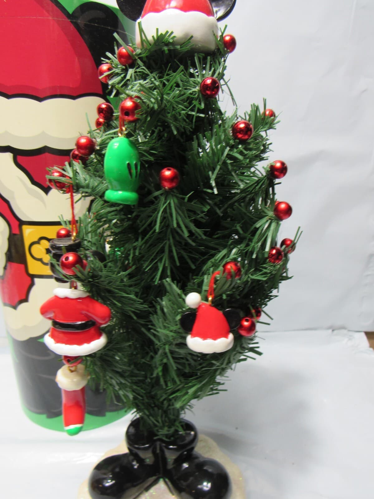Disney Parks Mickey Mouse Mailable Christmas Tree with Ornaments M49M - Thumbnail 5