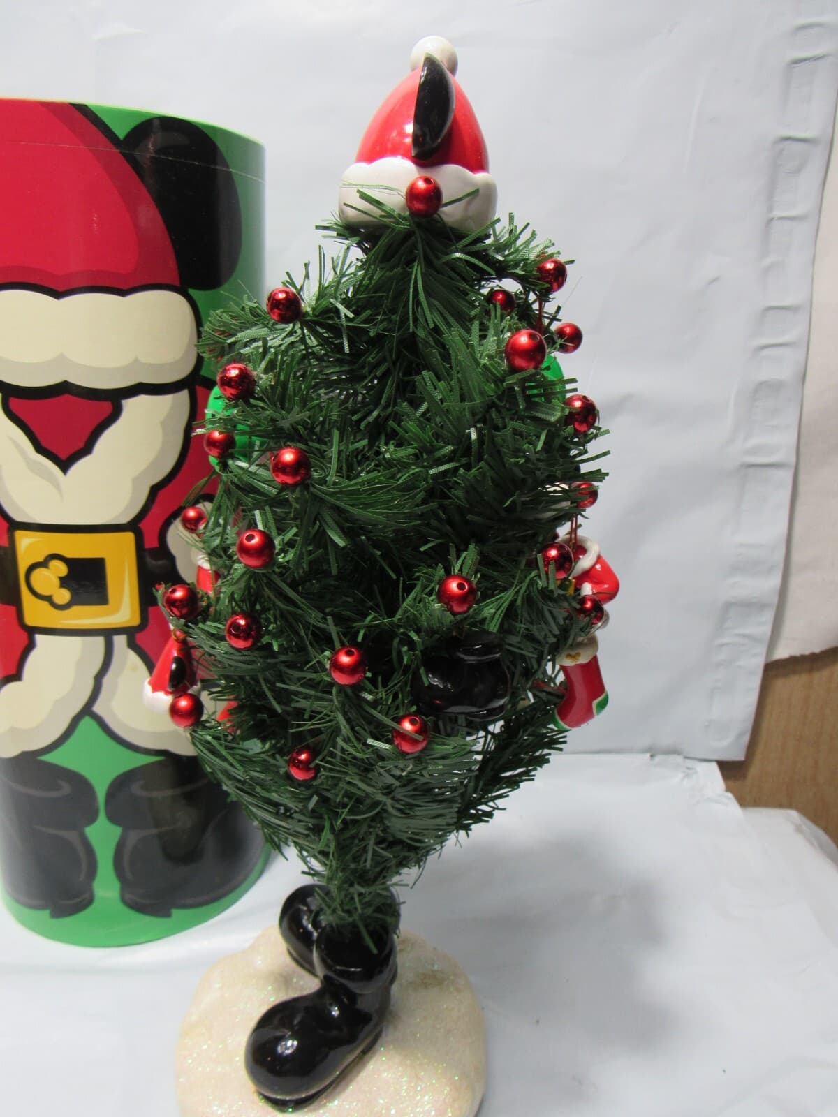 Disney Parks Mickey Mouse Mailable Christmas Tree with Ornaments M49M - Thumbnail 6