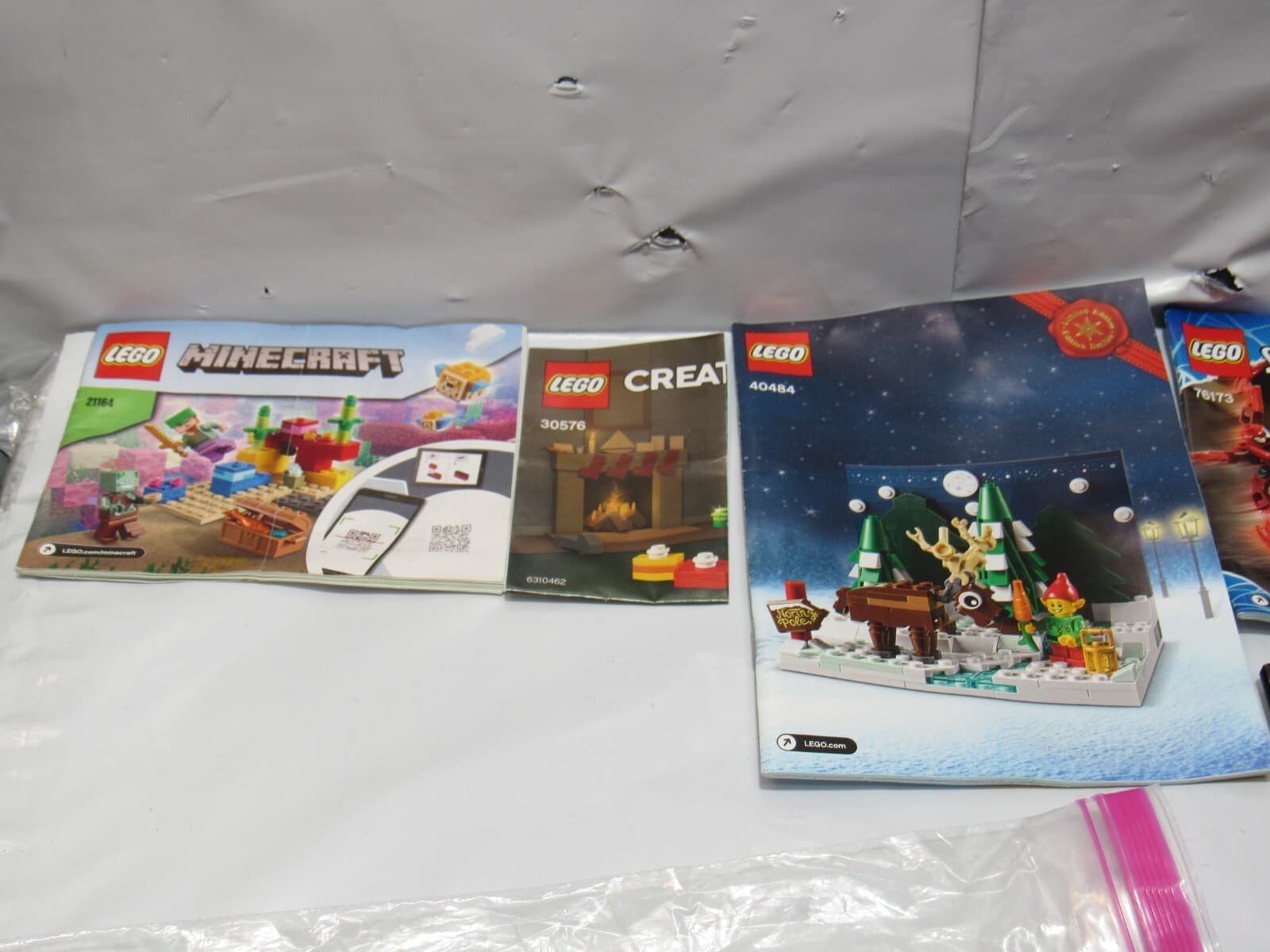 9lb Lego Lot With Manuals Marvel Infinity Saga Mine Craft Lego City (Q33K) - Thumbnail 6