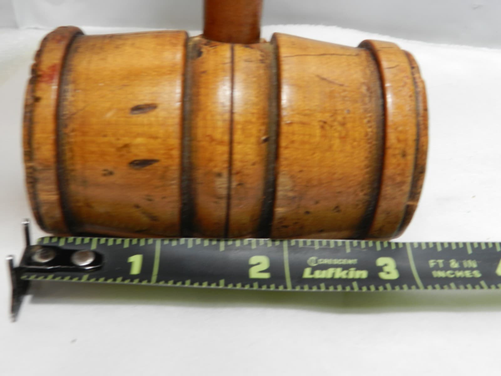 Vintage Judge Auction Lawyer Hammer Wooden Mallet Gavel 12” Long (Z81S) - Thumbnail 8