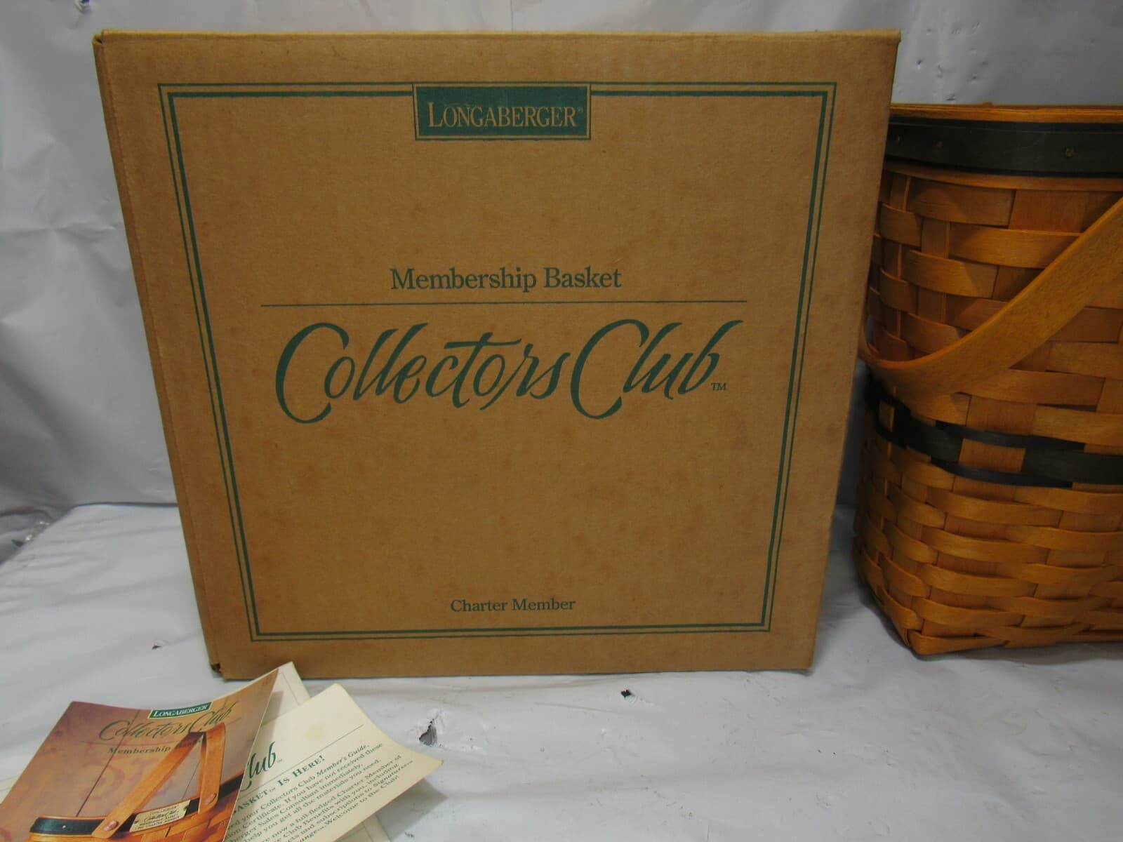 Longaberger Collectors Club Membership Basket 1996 Charter Member (R18J) - Thumbnail 11