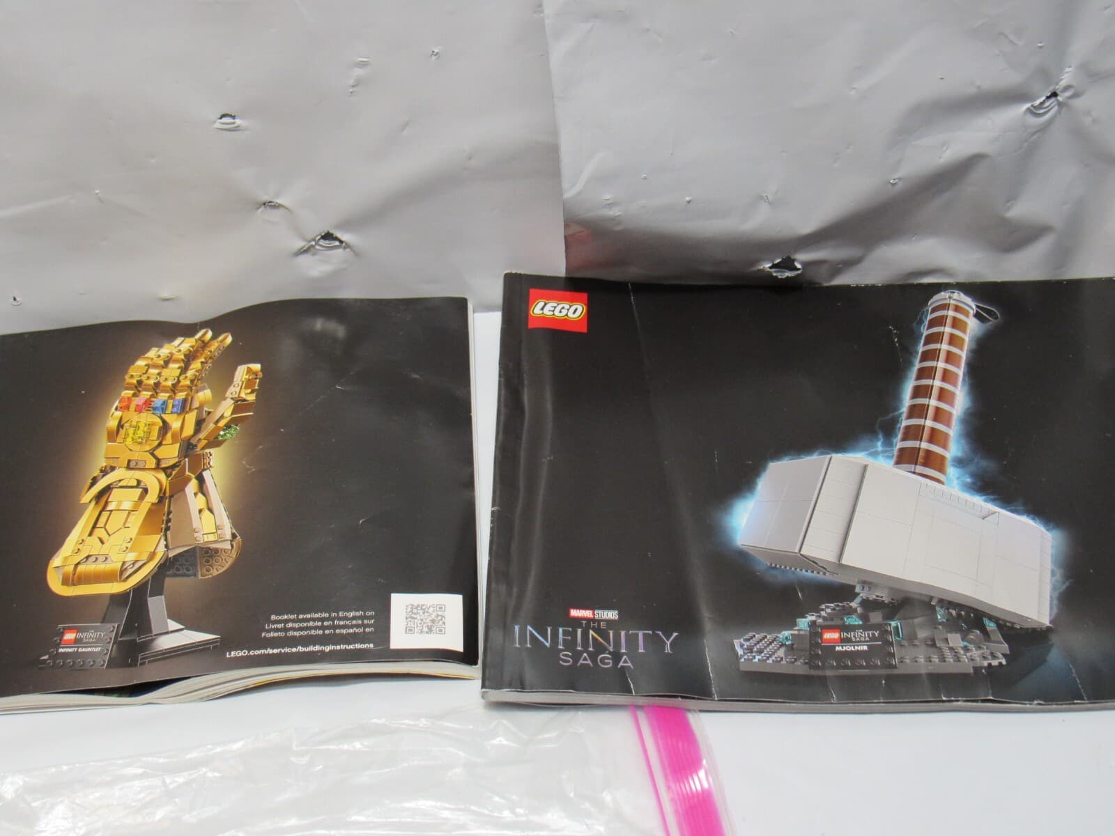9lb Lego Lot With Manuals Marvel Infinity Saga Mine Craft Lego City (Q33K) - Thumbnail 7