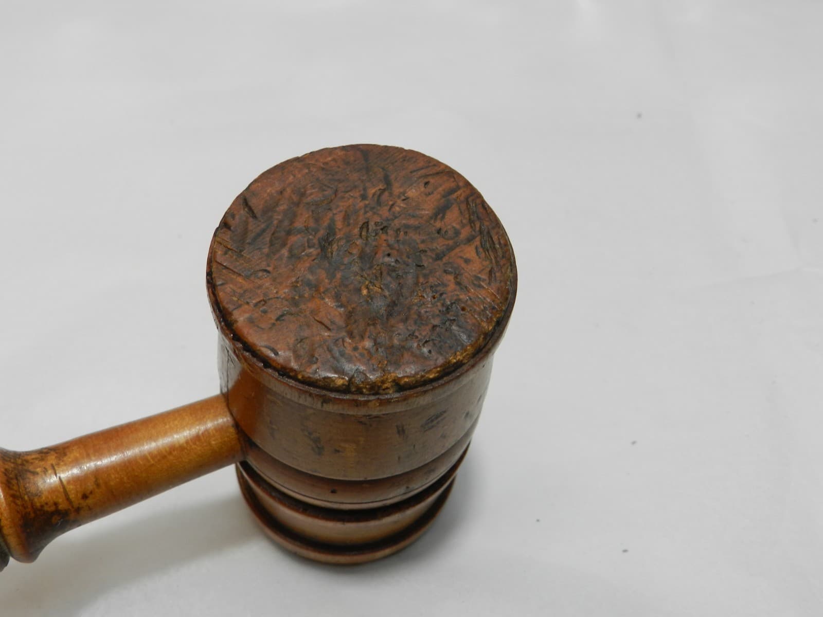 Vintage Judge Auction Lawyer Hammer Wooden Mallet Gavel 12” Long (Z81S) - Thumbnail 4