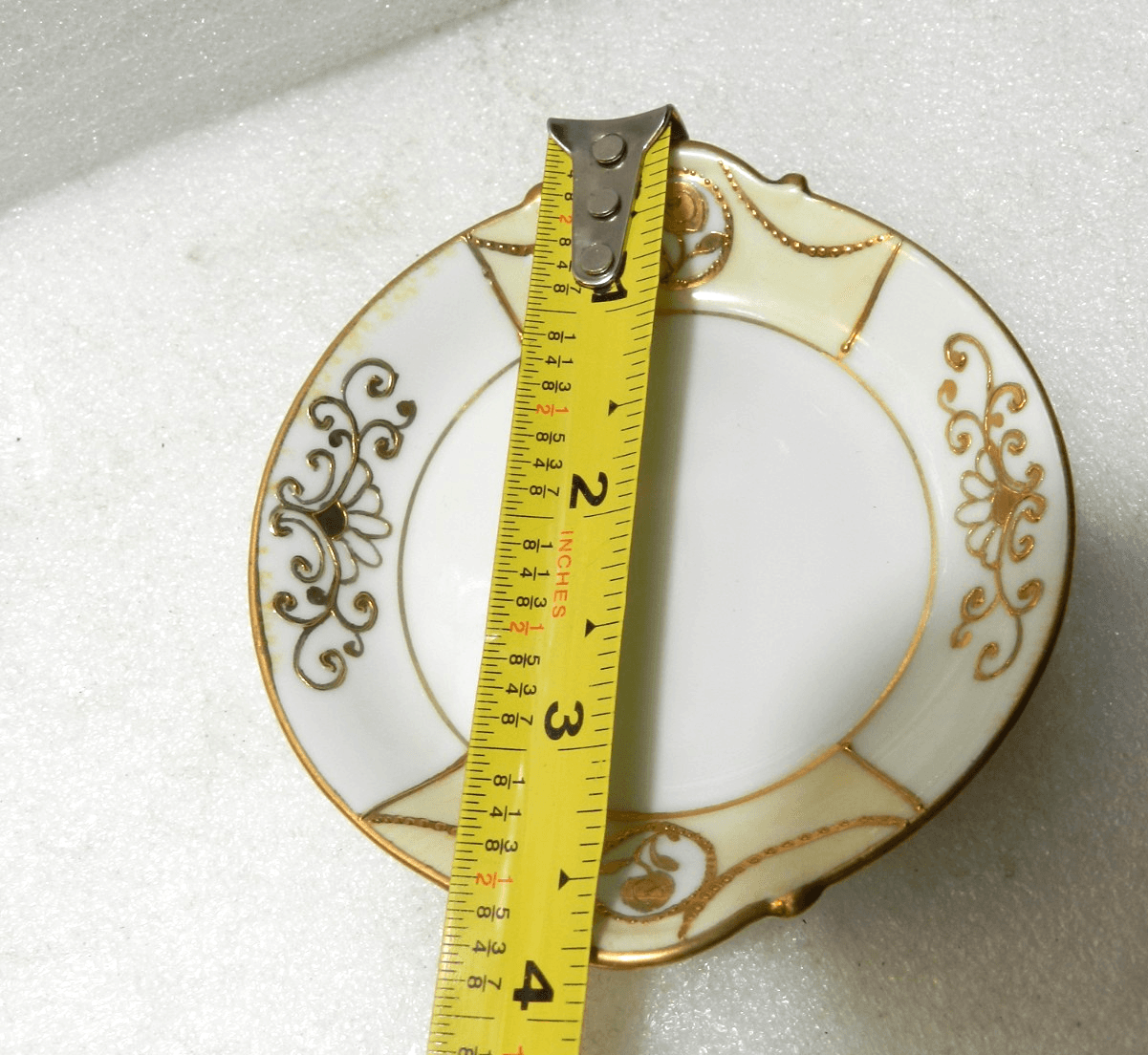 Vintage Nippon Gold Gilt Serving Tray and 6 Saucers (H31J) - Thumbnail 7