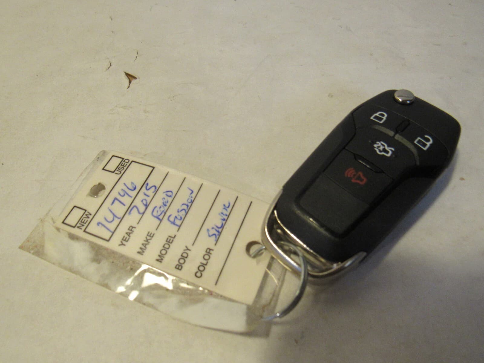 OEM FORD FUSION flip key keyless entry remote fob N5F-A08TAA (U37K)