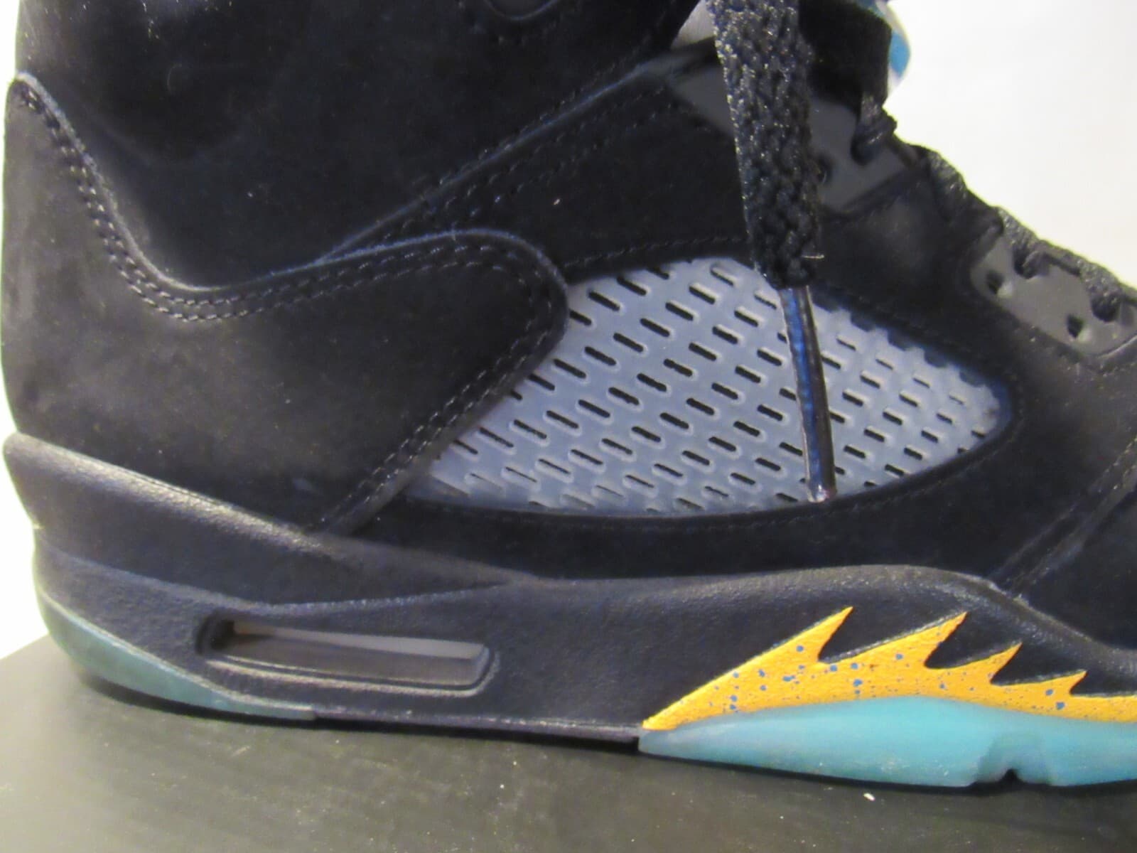Size 10 - Jordan 5 Retro Mid Aqua Raging Bull Metallic Olive UNC Top 3 Fire G63K - Thumbnail 12