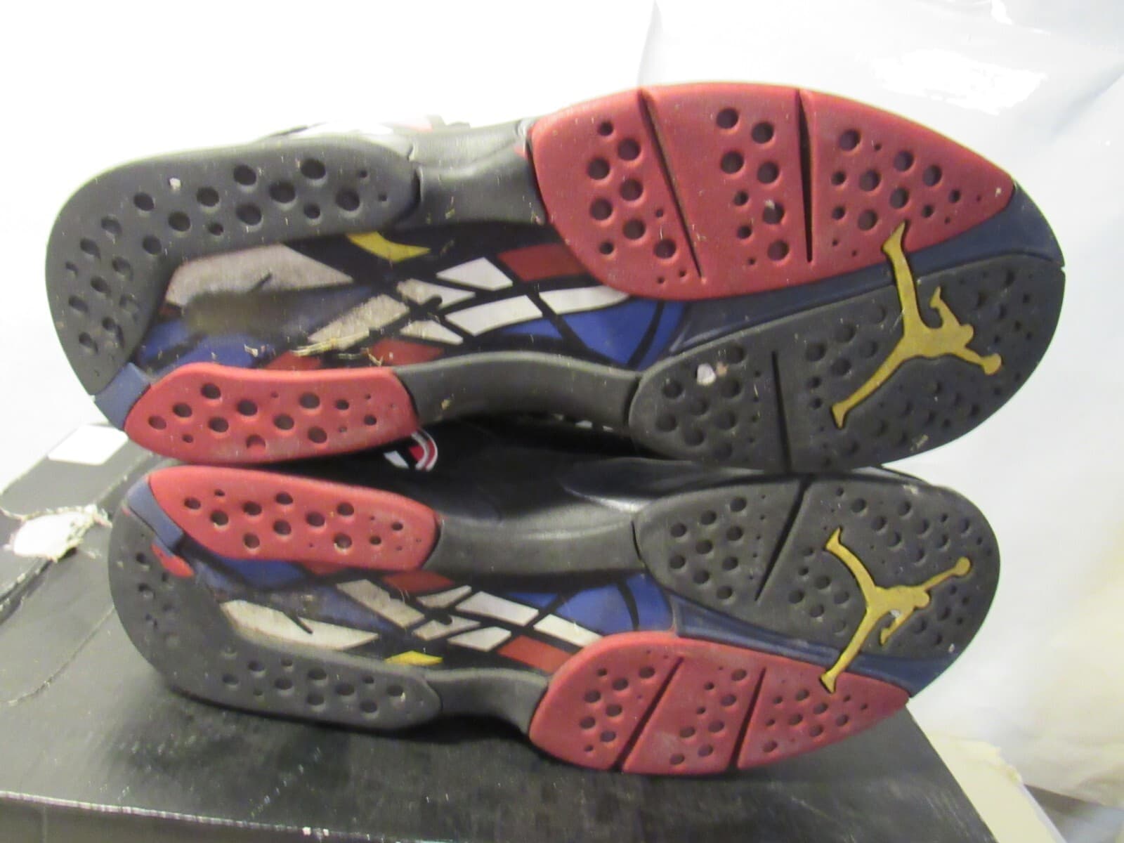Jordan 8 Retro Playoffs 2013 Shoes Mens Size 10 w/ OG Box 305381-061 (G67K) - Thumbnail 6