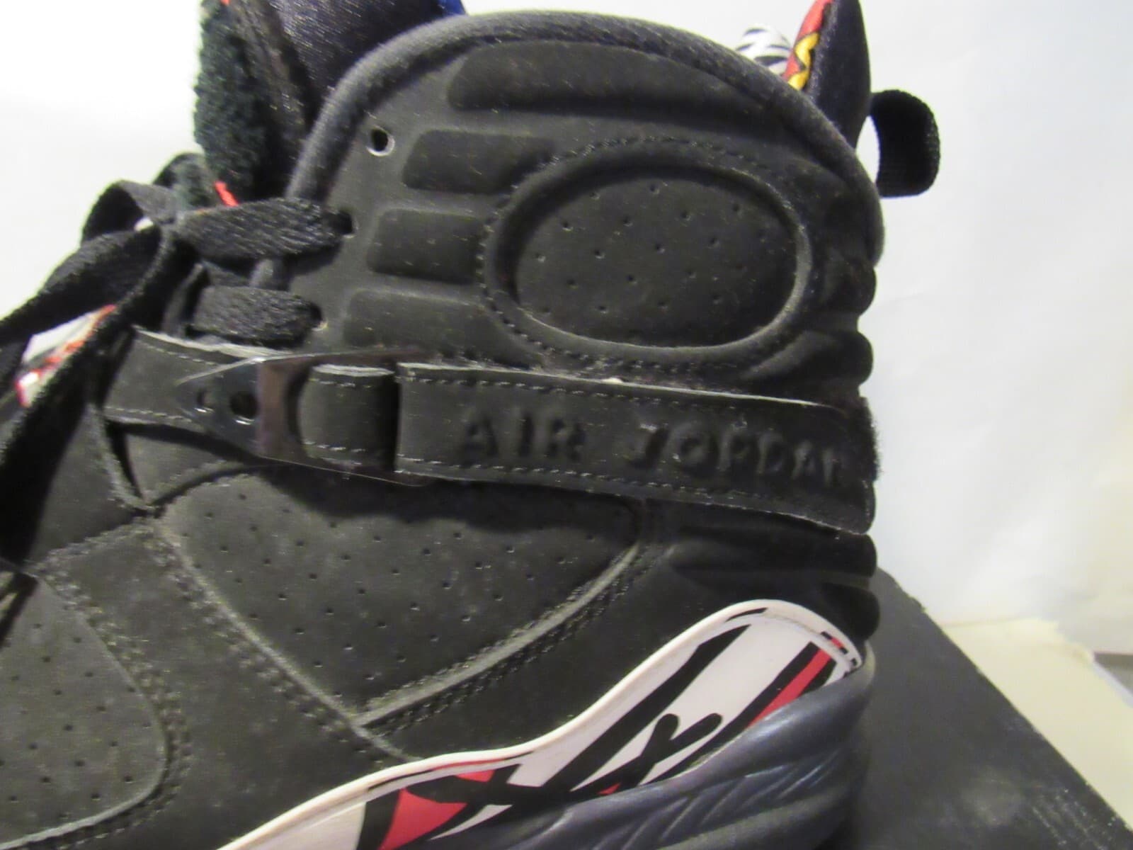 Jordan 8 Retro Playoffs 2013 Shoes Mens Size 10 w/ OG Box 305381-061 (G67K) - Thumbnail 2