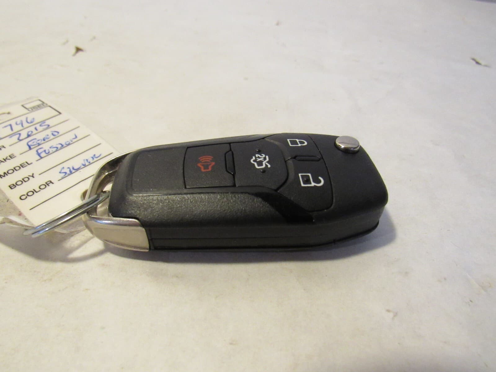 OEM FORD FUSION flip key keyless entry remote fob N5F-A08TAA (U37K) - Thumbnail 2