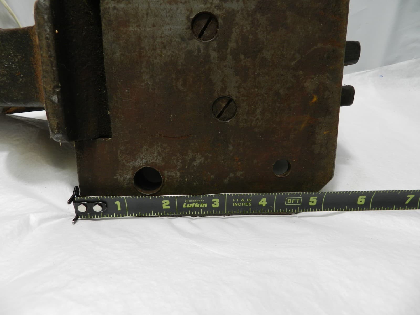 Prentiss Bull Dog No 50 Vise Bench Antique Tool Cast Iron 3-1/4" Jaw fixed base - Thumbnail 13
