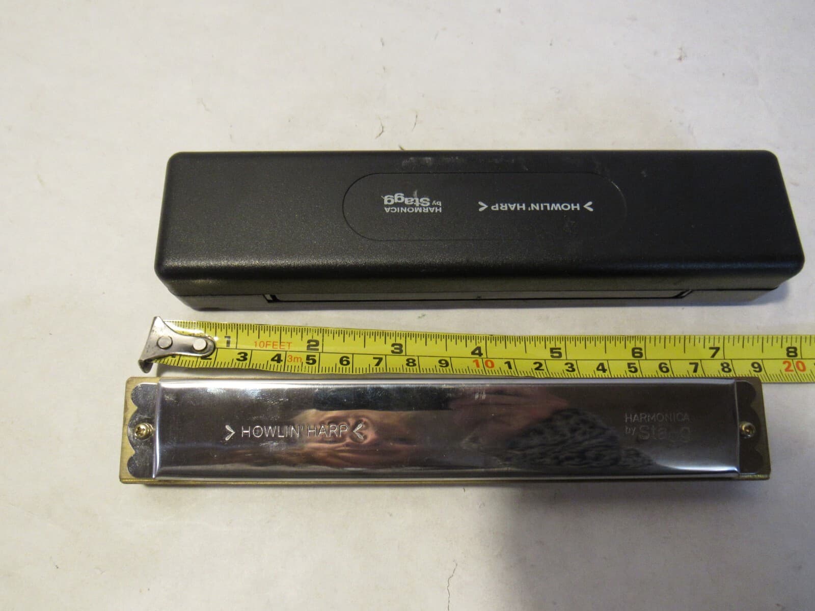 Stagg Howlin 24 hole Harp Tremolo Diatonic Harmonica in C major BJH-T48 U36K - Thumbnail 7