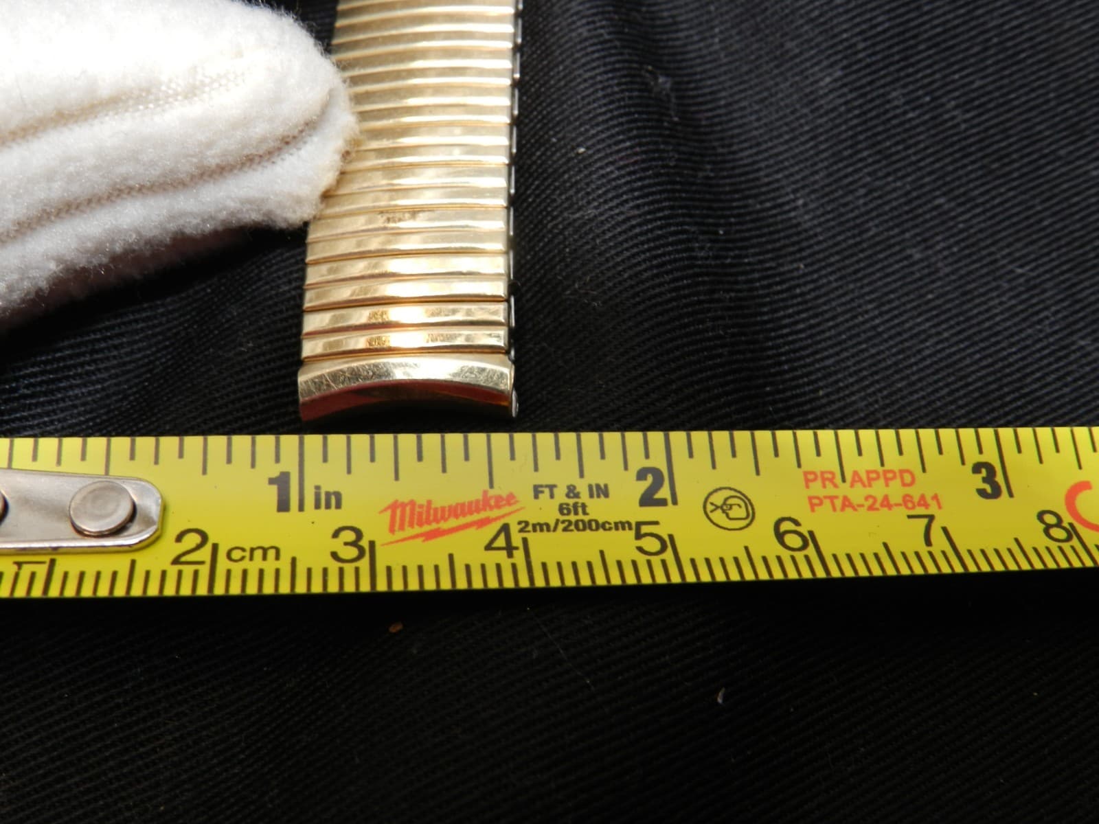 Vintage Unused Speidel 10k Gold Filled Twist Flex Watch Band Stretch (E59S) - Thumbnail 8