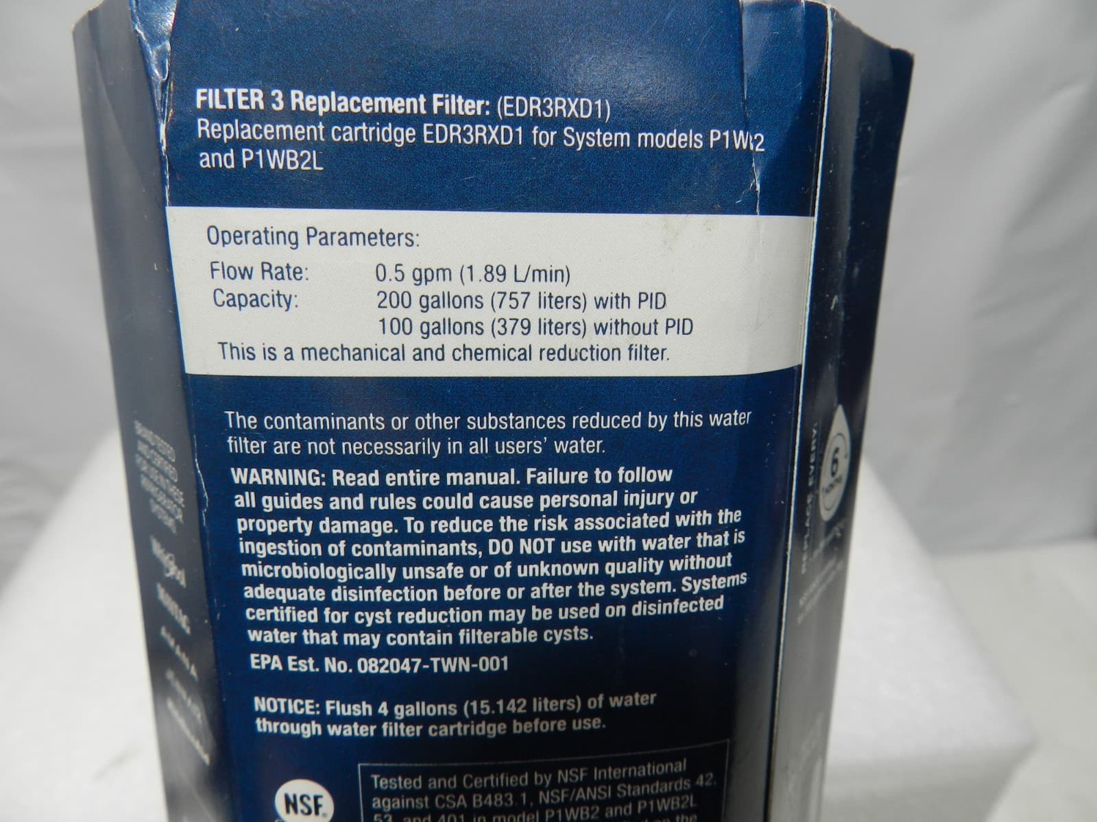 Everydrop Ice and Water Refrigerator Filter 3 EDR3RXD1 (M59K) - Thumbnail 5