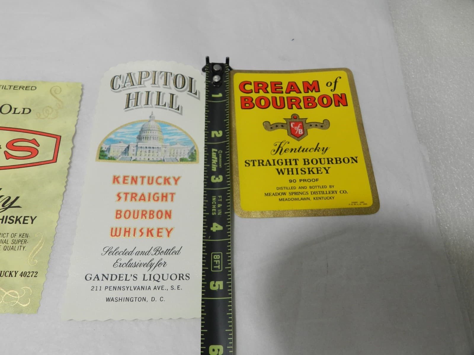 14 Original Unused Kentucky Straight Bourbon Whiskey Bottle Labels No duplicate - Thumbnail 19