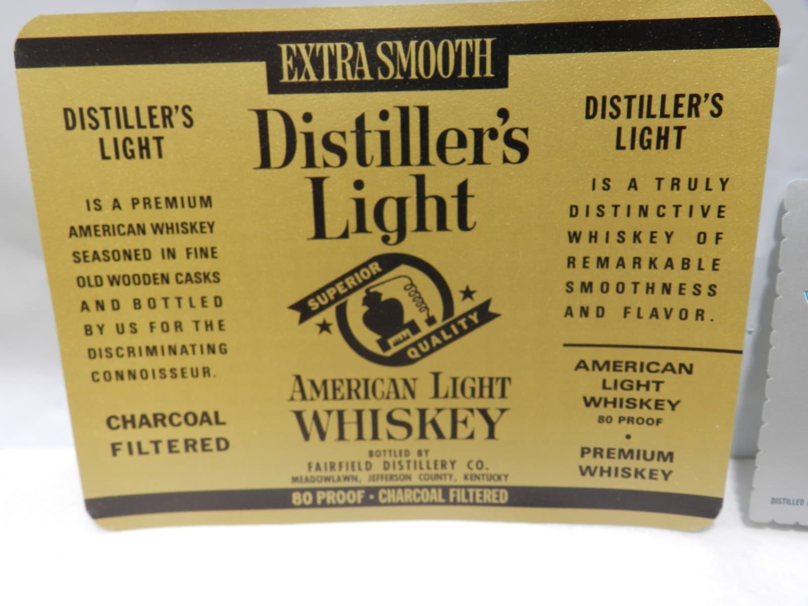 14 Original Unused Kentucky Straight Bourbon Whiskey Bottle Labels No duplicate - Thumbnail 4