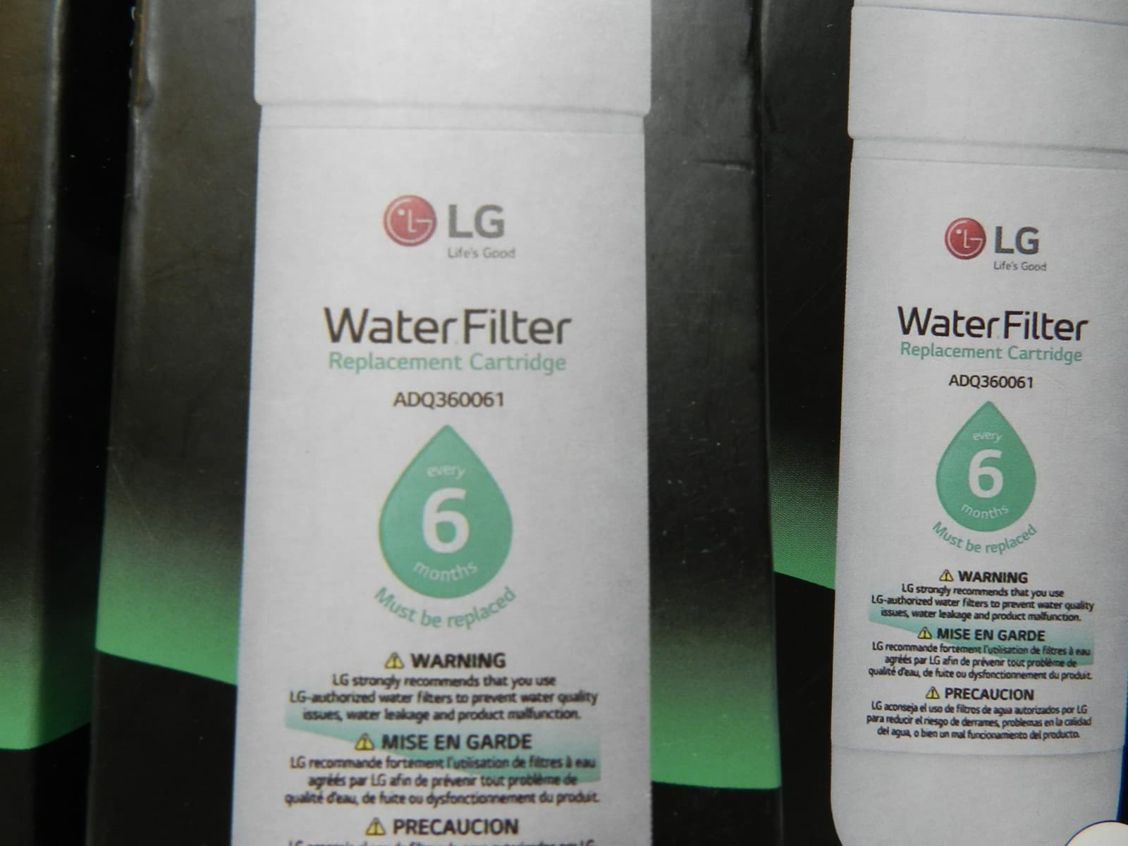 4 Sealed LG LT700P Refrigerator Water Filter Replacement ADQ36006101 (M56K) - Thumbnail 4