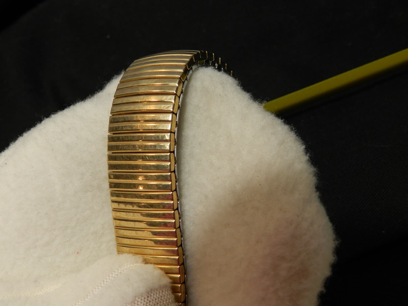 Vintage Unused Speidel 10k Gold Filled Twist Flex Watch Band Stretch (E59S) - Thumbnail 9